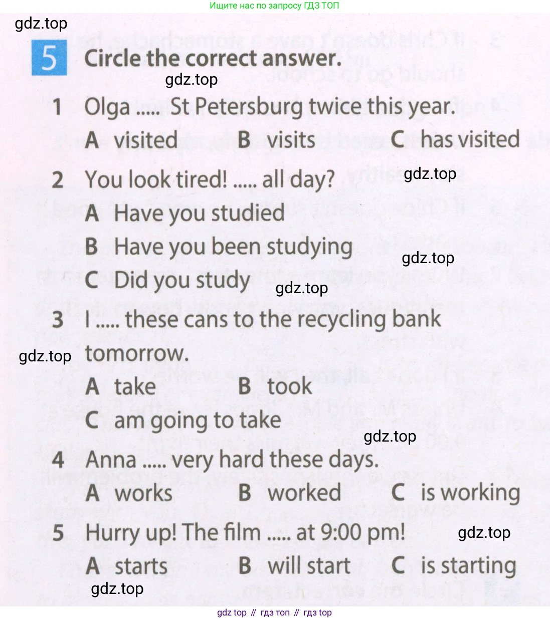 Английский язык (english), 7 класс Рабочая тетрадь (workbook), авторы: Ваулина Юлия Евгеньевна (Vaulina Julia), Дули Дженни (Dooley Jenny), Подоляко Ольга Евгеньевна (Podolyako Olga), Эванс Вирджиния (Evans Virginia), издательство Просвещение, Москва, 2023, красного цвета, страница 64, номер 5, Условие 2023-2027