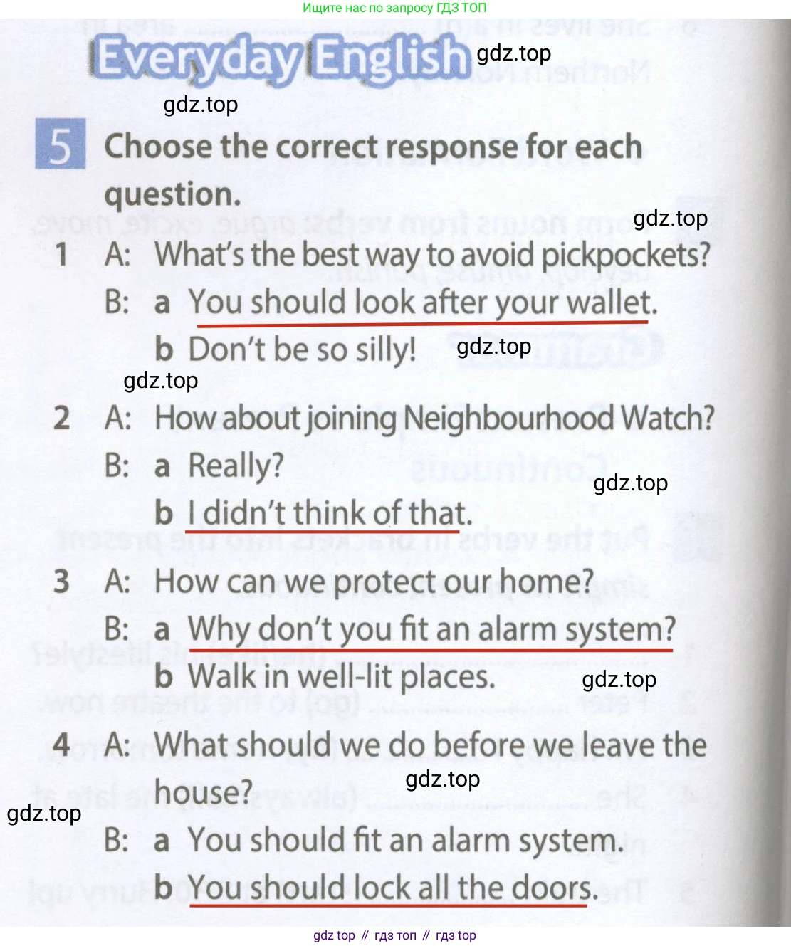 Английский язык (english), 7 класс Рабочая тетрадь (workbook), авторы: Ваулина Юлия Евгеньевна (Vaulina Julia), Дули Дженни (Dooley Jenny), Подоляко Ольга Евгеньевна (Podolyako Olga), Эванс Вирджиния (Evans Virginia), издательство Просвещение, Москва, 2023, красного цвета, страница 6, номер 5, Решение 2 (2023-2027)