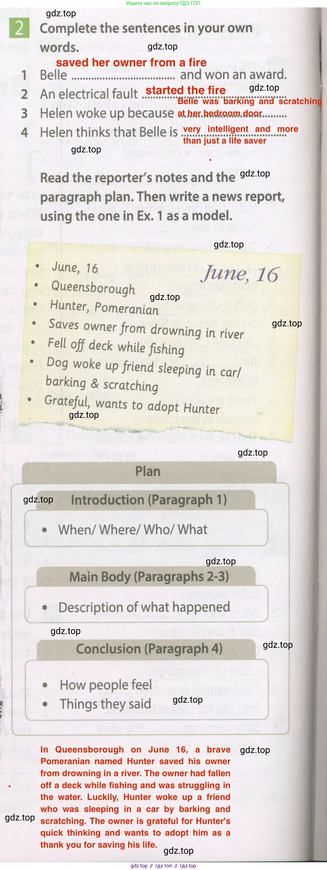 Английский язык (english), 7 класс Рабочая тетрадь (workbook), авторы: Ваулина Юлия Евгеньевна (Vaulina Julia), Дули Дженни (Dooley Jenny), Подоляко Ольга Евгеньевна (Podolyako Olga), Эванс Вирджиния (Evans Virginia), издательство Просвещение, Москва, 2023, красного цвета, страница 26, номер 2, Решение 2 (2023-2027)
