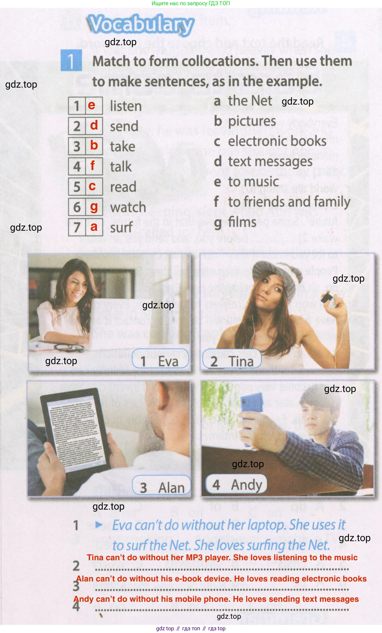 Английский язык (english), 7 класс Рабочая тетрадь (workbook), авторы: Ваулина Юлия Евгеньевна (Vaulina Julia), Дули Дженни (Dooley Jenny), Подоляко Ольга Евгеньевна (Podolyako Olga), Эванс Вирджиния (Evans Virginia), издательство Просвещение, Москва, 2023, красного цвета, страница 30, номер 1, Решение 2 (2023-2027)