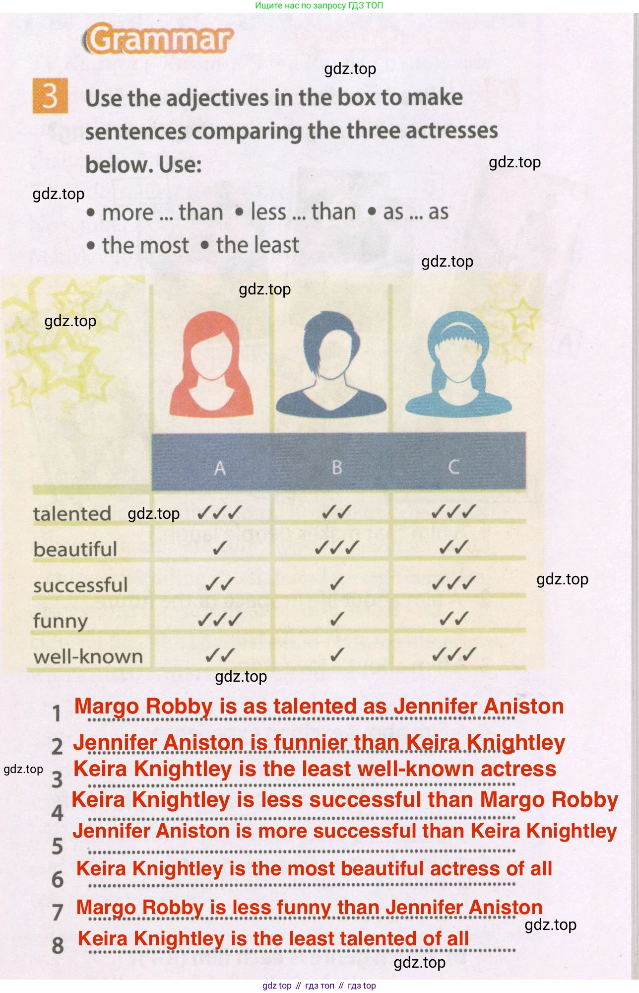 Английский язык (english), 7 класс Рабочая тетрадь (workbook), авторы: Ваулина Юлия Евгеньевна (Vaulina Julia), Дули Дженни (Dooley Jenny), Подоляко Ольга Евгеньевна (Podolyako Olga), Эванс Вирджиния (Evans Virginia), издательство Просвещение, Москва, 2023, красного цвета, страница 41, номер 3, Решение 2 (2023-2027)