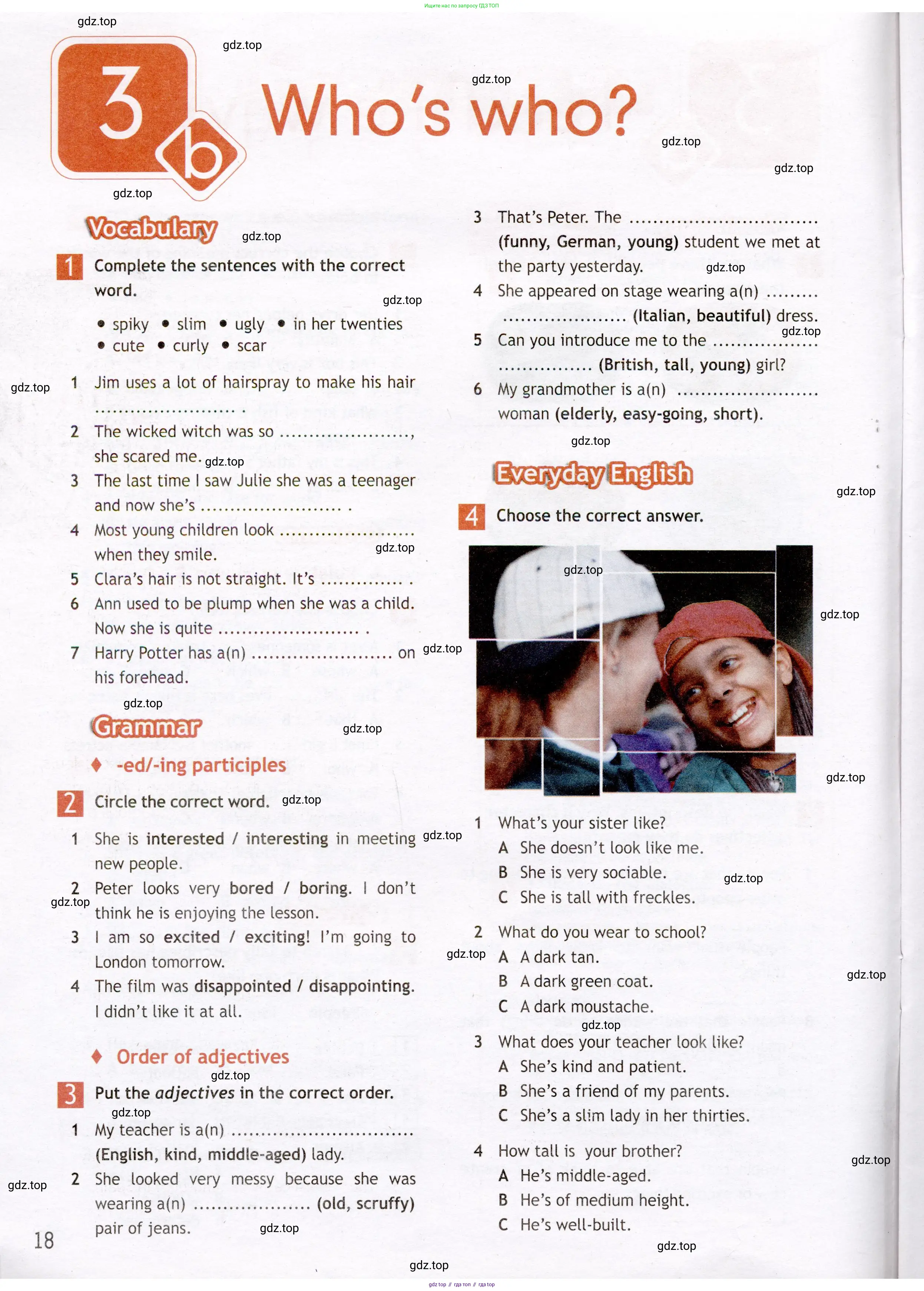 Английский язык (english), 7 класс Рабочая тетрадь (workbook), авторы: Ваулина Юлия Евгеньевна (Vaulina Julia), Дули Дженни (Dooley Jenny), Подоляко Ольга Евгеньевна (Podolyako Olga), Эванс Вирджиния (Evans Virginia), издательство Просвещение, Москва, 2023, красного цвета, страница 18