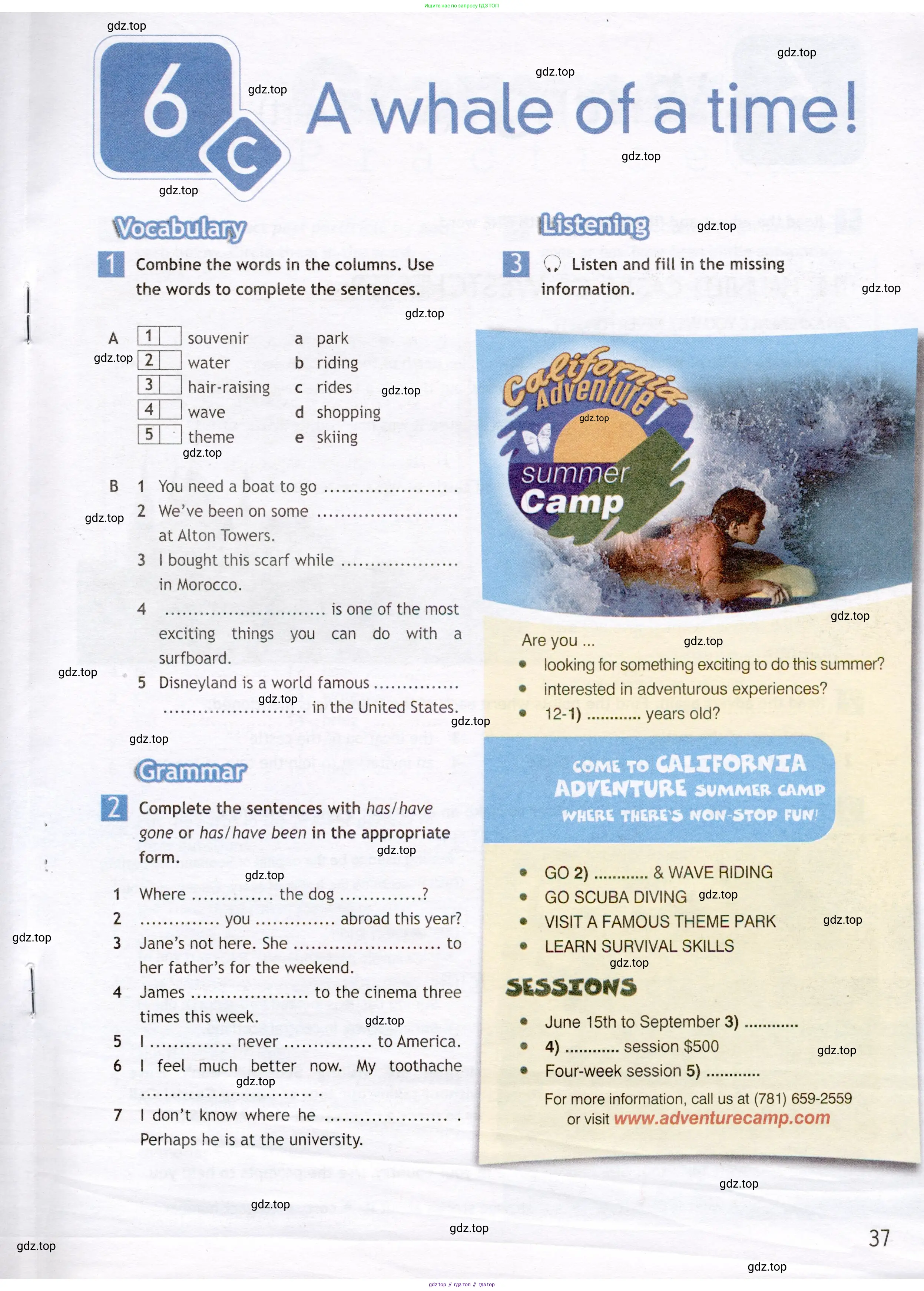 Английский язык (english), 7 класс Рабочая тетрадь (workbook), авторы: Ваулина Юлия Евгеньевна (Vaulina Julia), Дули Дженни (Dooley Jenny), Подоляко Ольга Евгеньевна (Podolyako Olga), Эванс Вирджиния (Evans Virginia), издательство Просвещение, Москва, 2023, красного цвета, страница 37