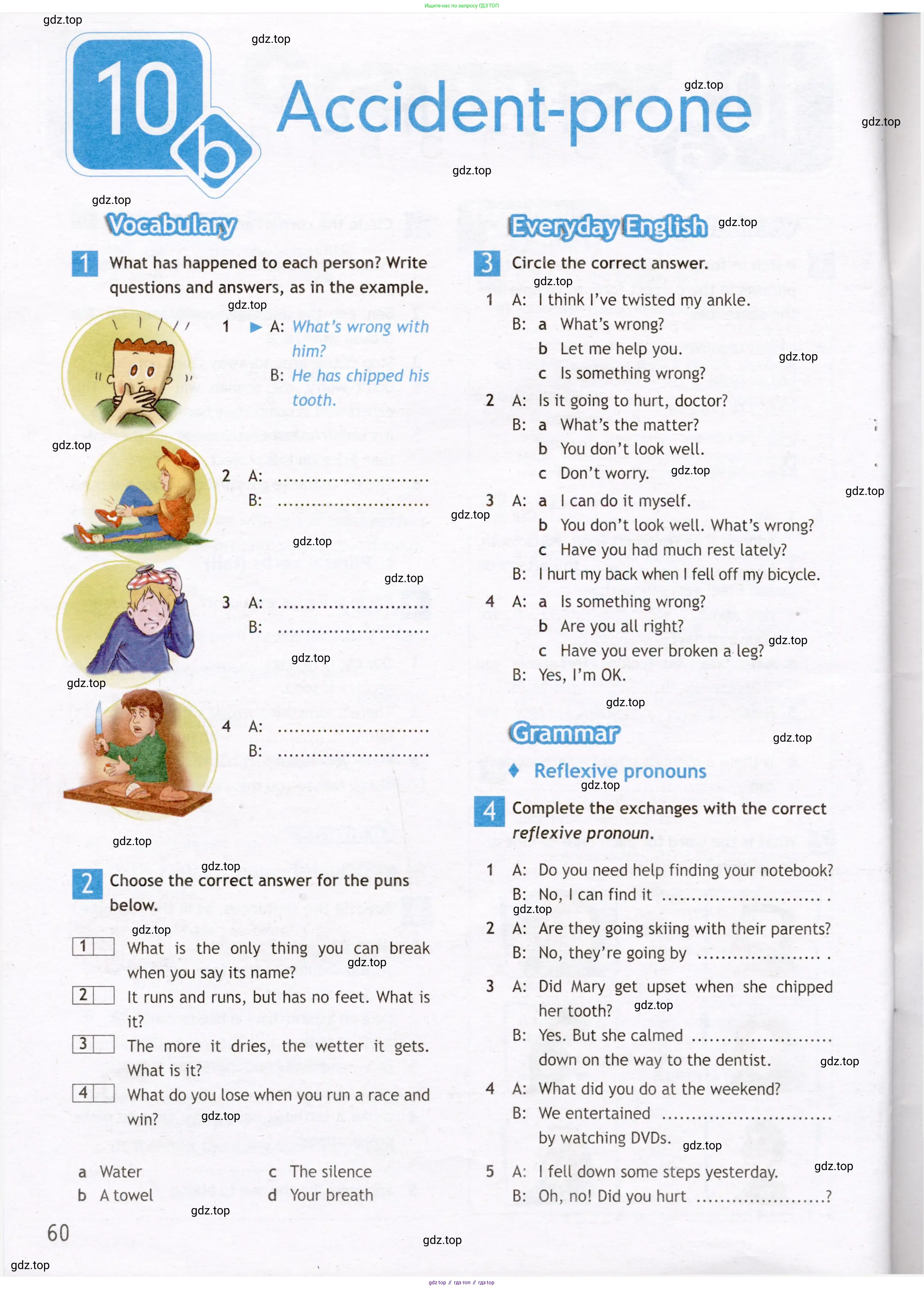 Английский язык (english), 7 класс Рабочая тетрадь (workbook), авторы: Ваулина Юлия Евгеньевна (Vaulina Julia), Дули Дженни (Dooley Jenny), Подоляко Ольга Евгеньевна (Podolyako Olga), Эванс Вирджиния (Evans Virginia), издательство Просвещение, Москва, 2023, красного цвета, страница 60