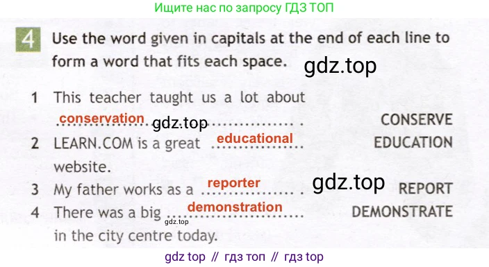 Английский язык (english), 7 класс Рабочая тетрадь (workbook), авторы: Ваулина Юлия Евгеньевна (Vaulina Julia), Дули Дженни (Dooley Jenny), Подоляко Ольга Евгеньевна (Podolyako Olga), Эванс Вирджиния (Evans Virginia), издательство Просвещение, Москва, 2023, красного цвета, страница 25, номер 4, Решение 2 (2019-2022)