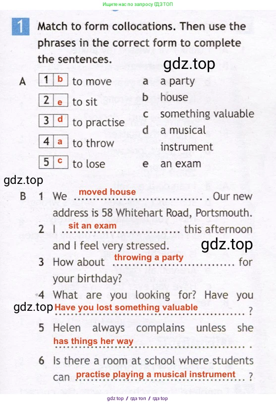 Английский язык (english), 7 класс Рабочая тетрадь (workbook), авторы: Ваулина Юлия Евгеньевна (Vaulina Julia), Дули Дженни (Dooley Jenny), Подоляко Ольга Евгеньевна (Podolyako Olga), Эванс Вирджиния (Evans Virginia), издательство Просвещение, Москва, 2023, красного цвета, страница 59, номер 1, Решение 2 (2019-2022)
