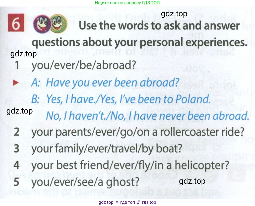 Английский язык (english), 7 класс Учебник (Student's book), авторы: Ваулина Юлия Евгеньевна (Vaulina Julia), Дули Дженни (Dooley Jenny), Подоляко Ольга Евгеньевна (Podolyako Olga), Эванс Вирджиния (Evans Virginia), издательство Просвещение, Москва, 2023, красного цвета, страница 57, номер 6, Условие 2023-2027