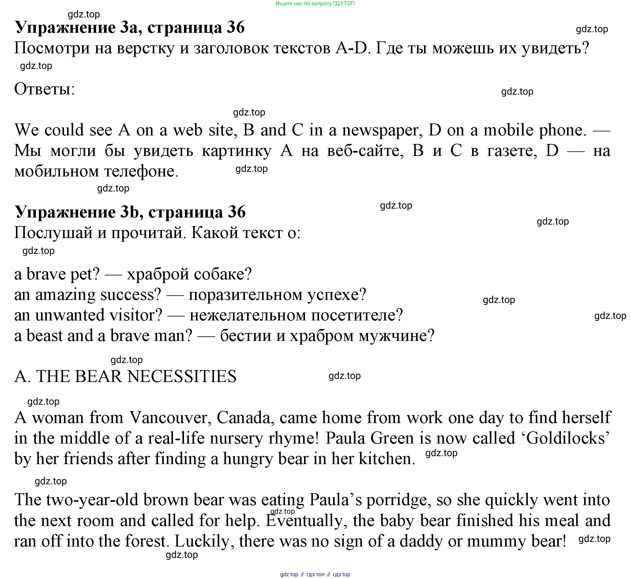 Английский язык (english), 7 класс Учебник (Student's book), авторы: Ваулина Юлия Евгеньевна (Vaulina Julia), Дули Дженни (Dooley Jenny), Подоляко Ольга Евгеньевна (Podolyako Olga), Эванс Вирджиния (Evans Virginia), издательство Просвещение, Москва, 2023, красного цвета, страница 36, номер 3, Решение 2023-2027
