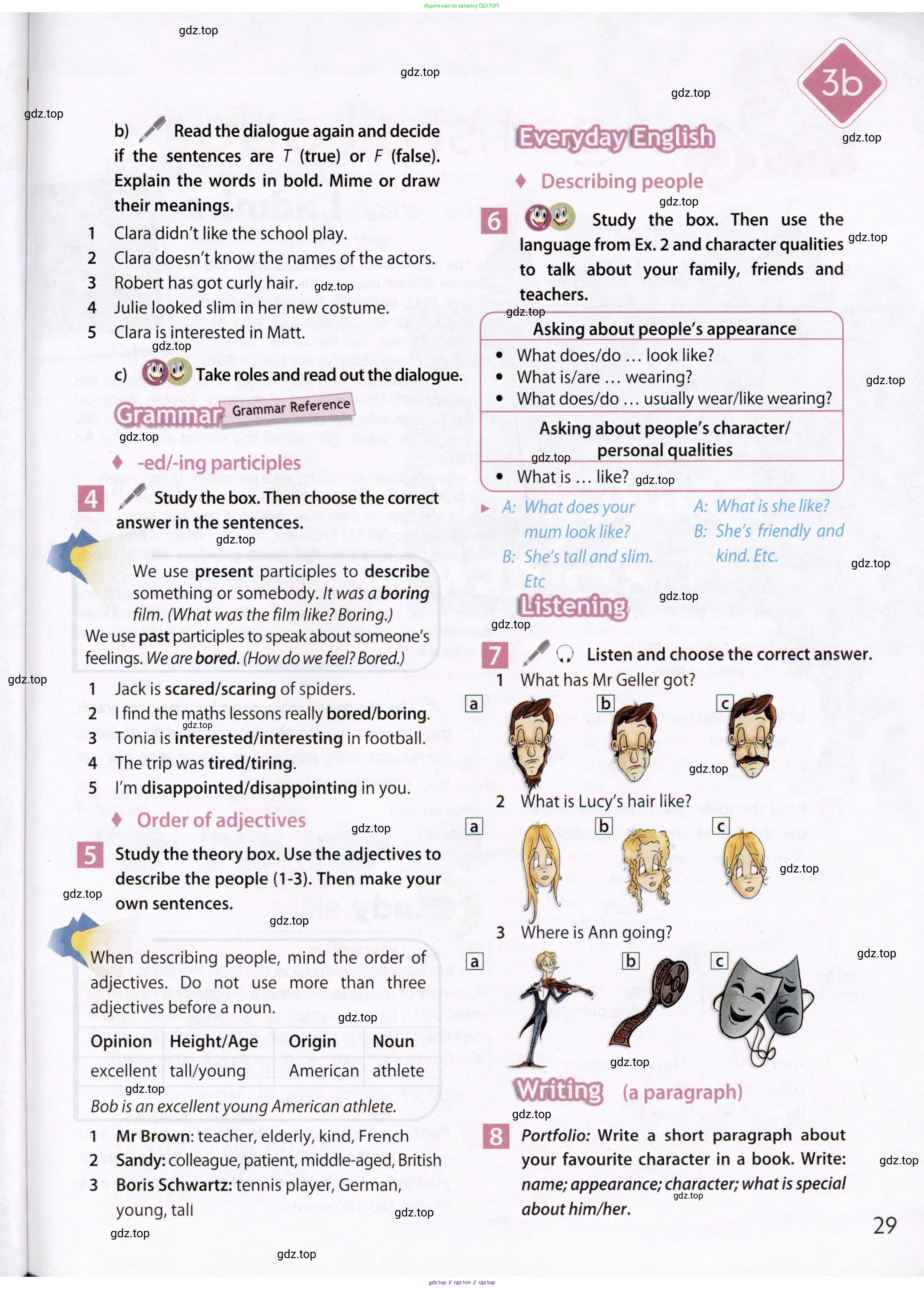 Английский язык (english), 7 класс Учебник (Student's book), авторы: Ваулина Юлия Евгеньевна (Vaulina Julia), Дули Дженни (Dooley Jenny), Подоляко Ольга Евгеньевна (Podolyako Olga), Эванс Вирджиния (Evans Virginia), издательство Просвещение, Москва, 2023, красного цвета, страница 29