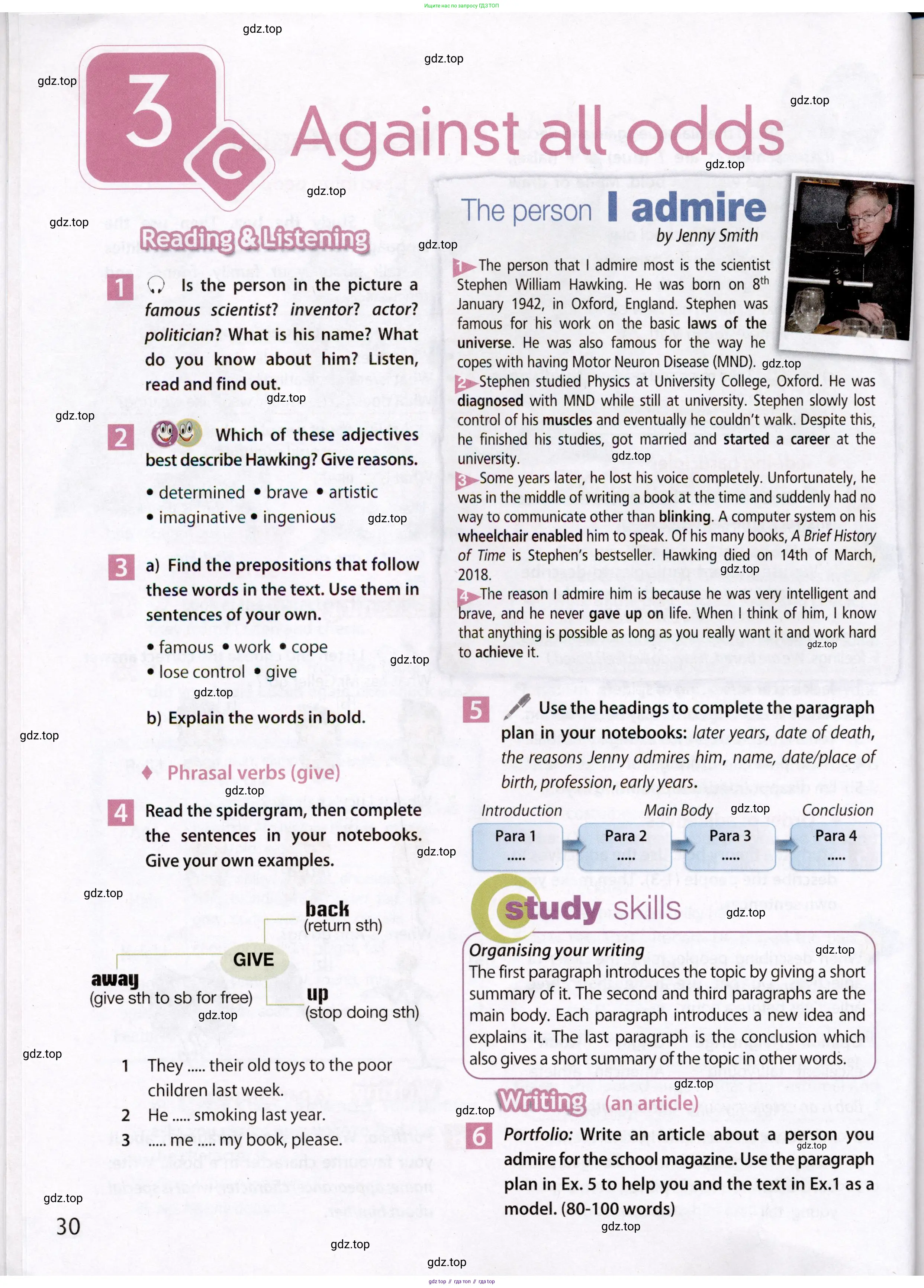Английский язык (english), 7 класс Учебник (Student's book), авторы: Ваулина Юлия Евгеньевна (Vaulina Julia), Дули Дженни (Dooley Jenny), Подоляко Ольга Евгеньевна (Podolyako Olga), Эванс Вирджиния (Evans Virginia), издательство Просвещение, Москва, 2023, красного цвета, страница 30