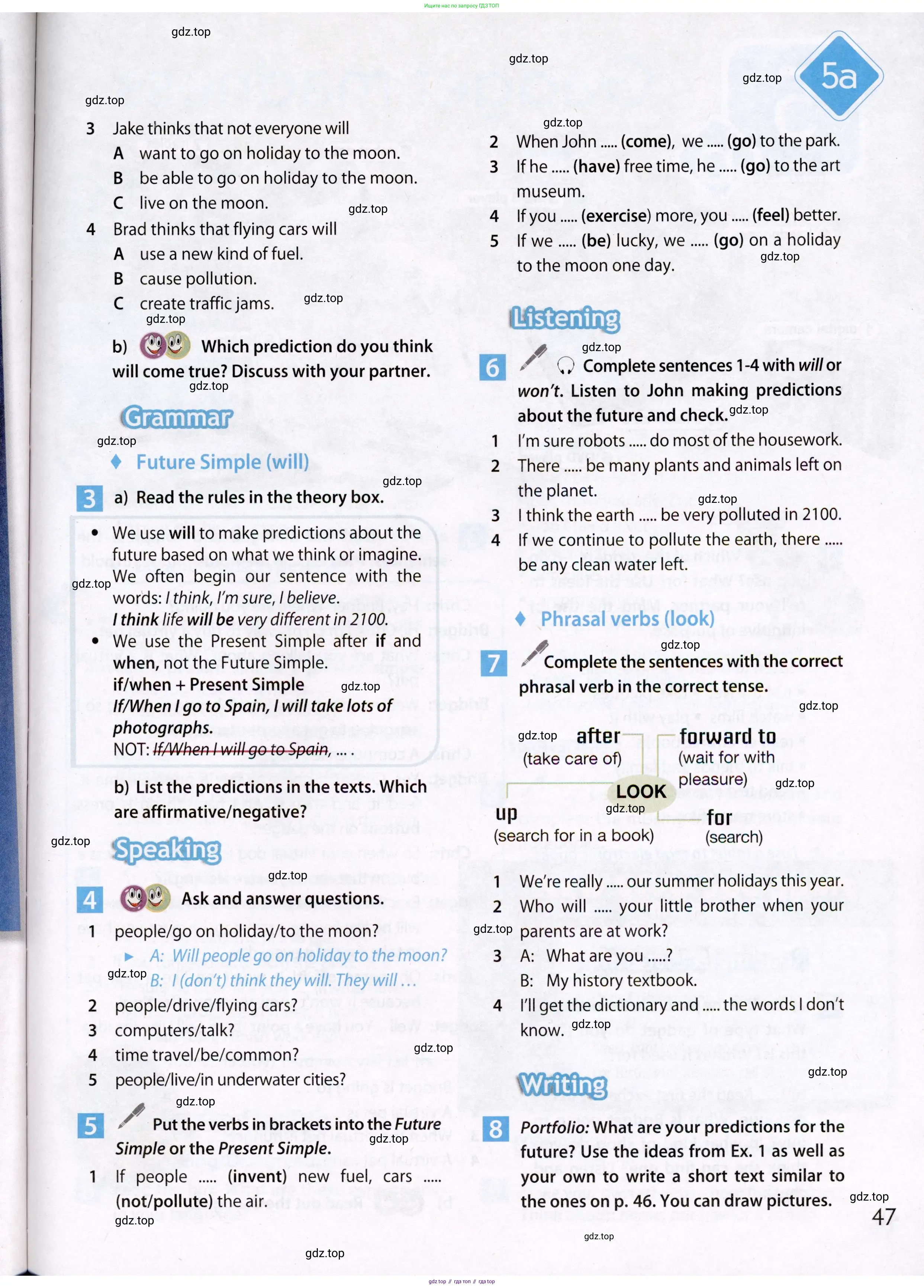 Английский язык (english), 7 класс Учебник (Student's book), авторы: Ваулина Юлия Евгеньевна (Vaulina Julia), Дули Дженни (Dooley Jenny), Подоляко Ольга Евгеньевна (Podolyako Olga), Эванс Вирджиния (Evans Virginia), издательство Просвещение, Москва, 2023, красного цвета, страница 47