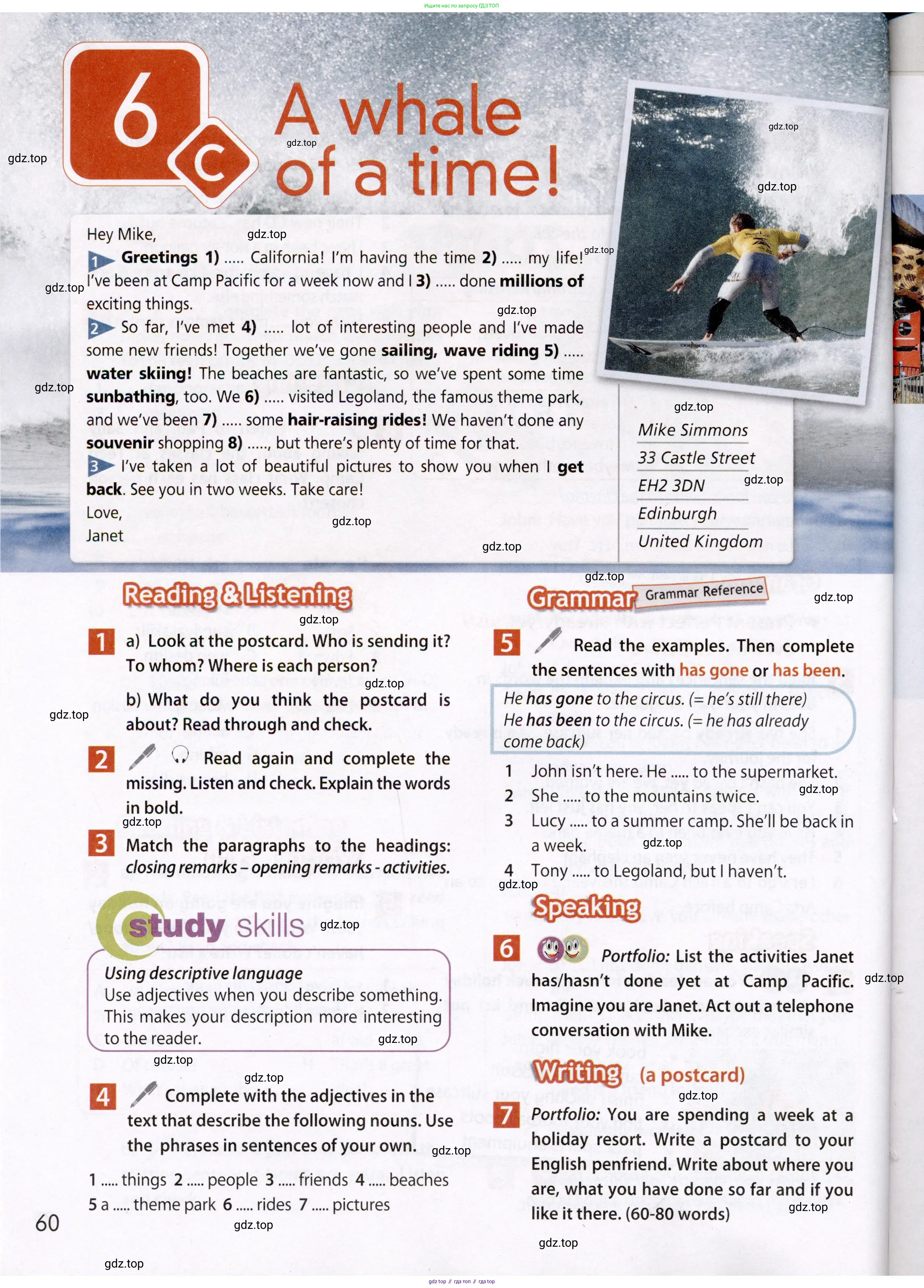 Английский язык (english), 7 класс Учебник (Student's book), авторы: Ваулина Юлия Евгеньевна (Vaulina Julia), Дули Дженни (Dooley Jenny), Подоляко Ольга Евгеньевна (Podolyako Olga), Эванс Вирджиния (Evans Virginia), издательство Просвещение, Москва, 2023, красного цвета, страница 60