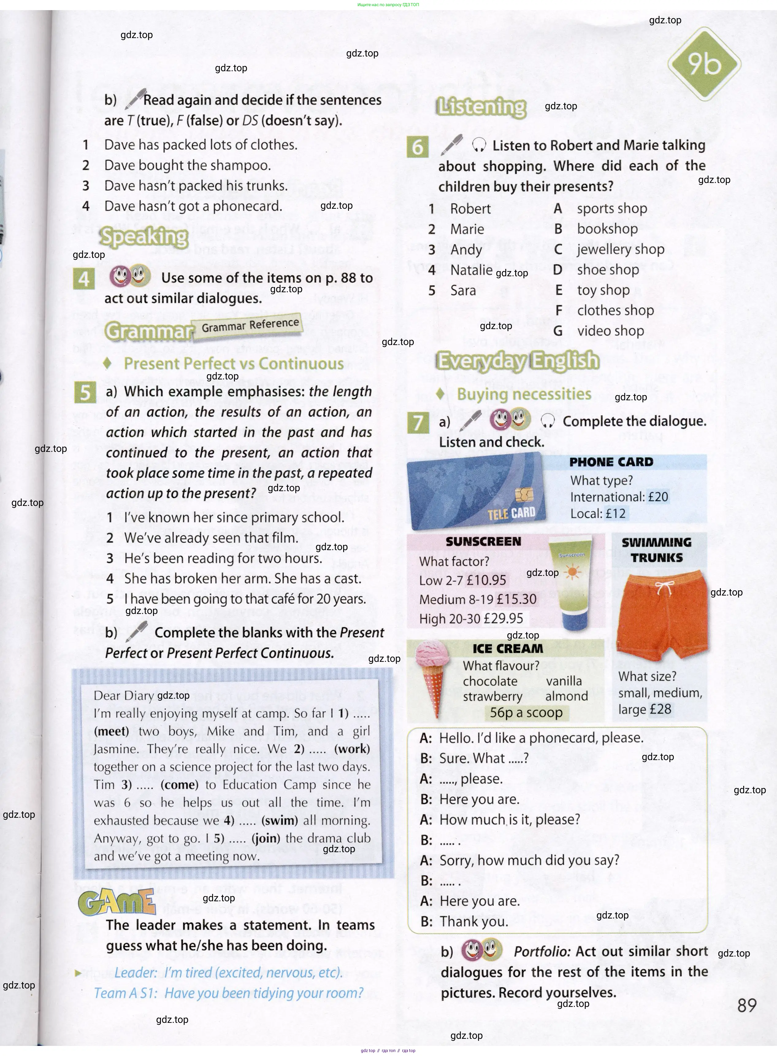 Английский язык (english), 7 класс Учебник (Student's book), авторы: Ваулина Юлия Евгеньевна (Vaulina Julia), Дули Дженни (Dooley Jenny), Подоляко Ольга Евгеньевна (Podolyako Olga), Эванс Вирджиния (Evans Virginia), издательство Просвещение, Москва, 2023, красного цвета, страница 89