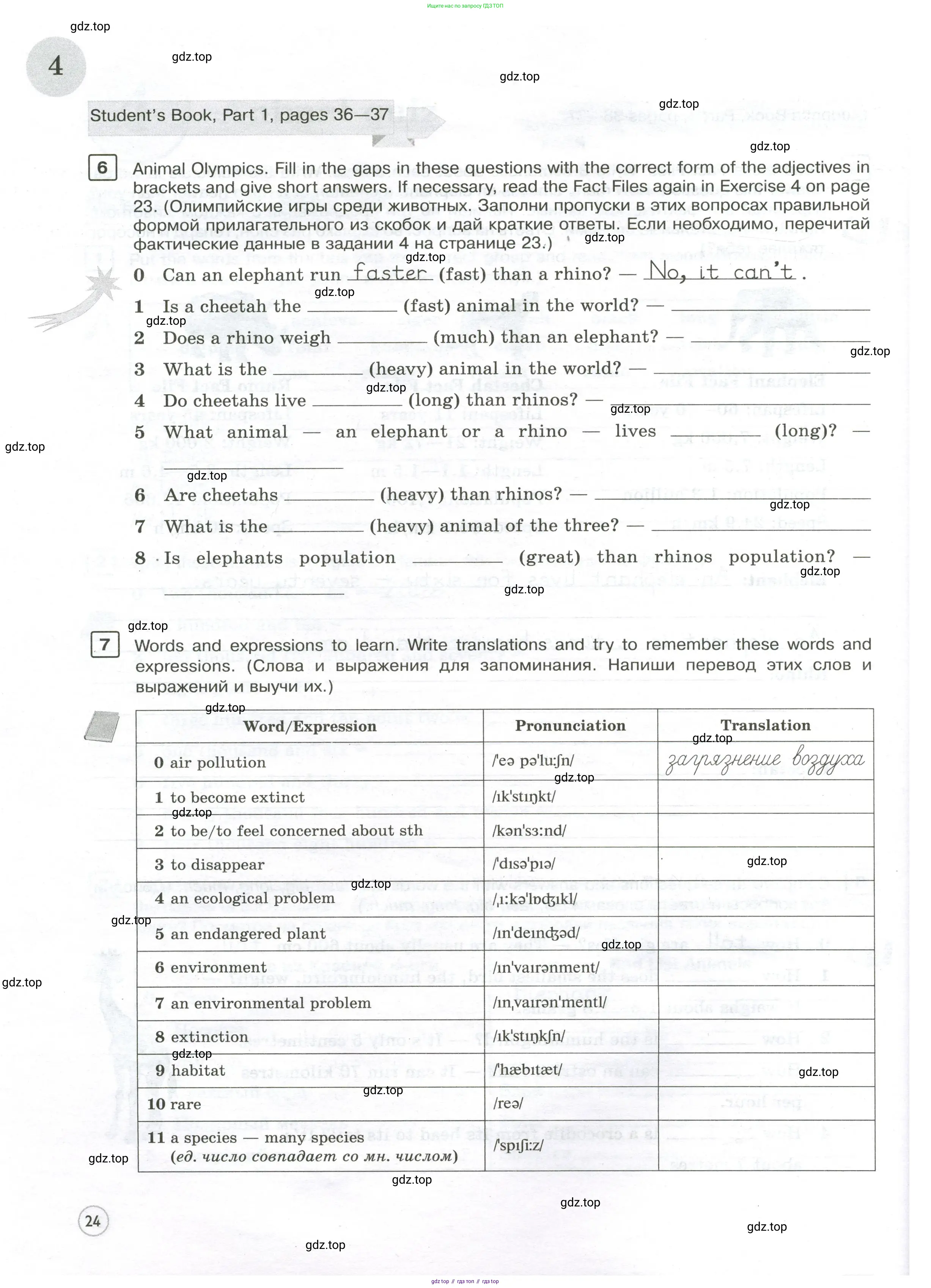 Английский язык (english), 7 класс Практикум, авторы: Вербицкая Мария Валерьевна (Verbitskaya Maria), Лубина Елена Назимовна (Lubina Elena), издательство Просвещение, Москва, 2020, страница 24