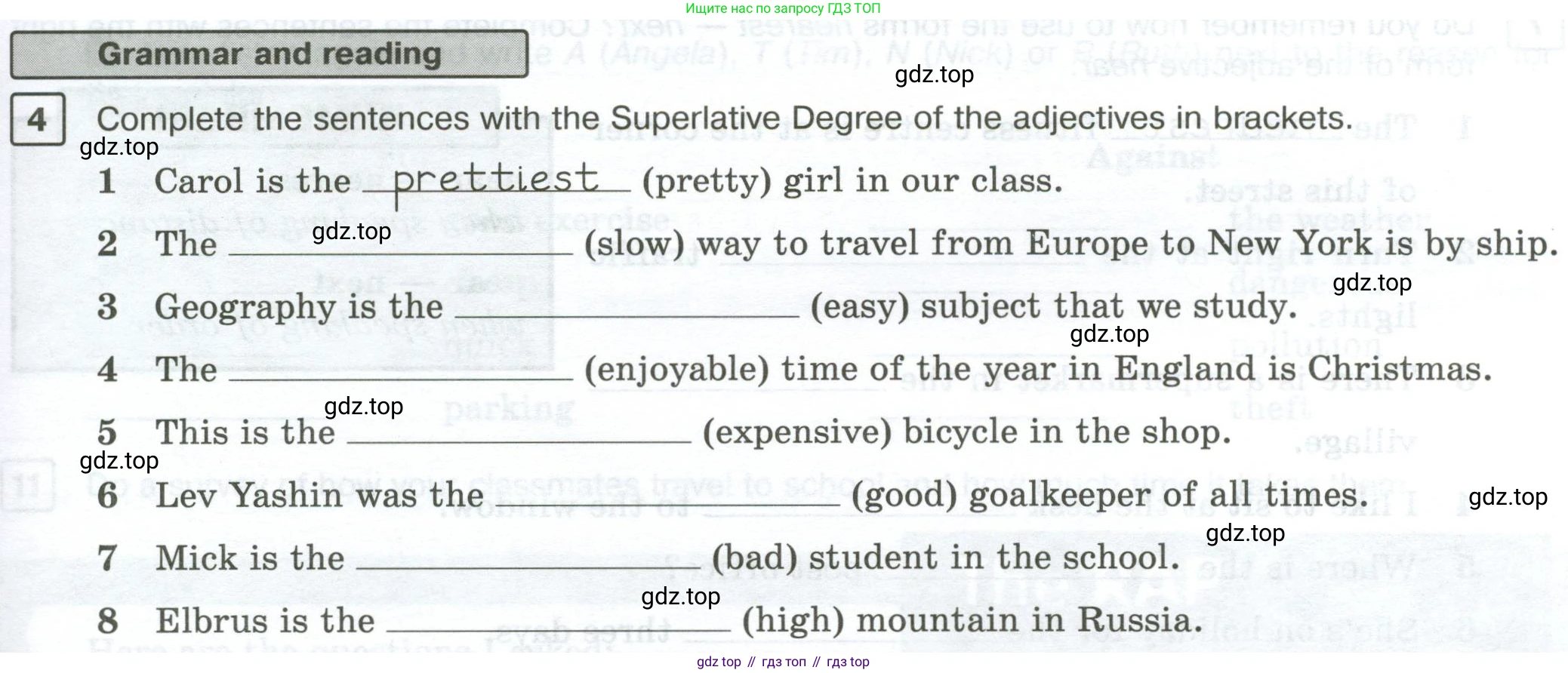 Английский язык (english), 7 класс Рабочая тетрадь (workbook), авторы: Вербицкая Мария Валерьевна (Verbitskaya Maria), Гаярделли Мариса (Gaiardelli Marisa ), Редли Пауль (Radley Paul), Миндрул Ольга Сергеевна (Mindrul Olga), издательство Просвещение, Москва, 2021, белого цвета, страница 11, номер 4, Условие