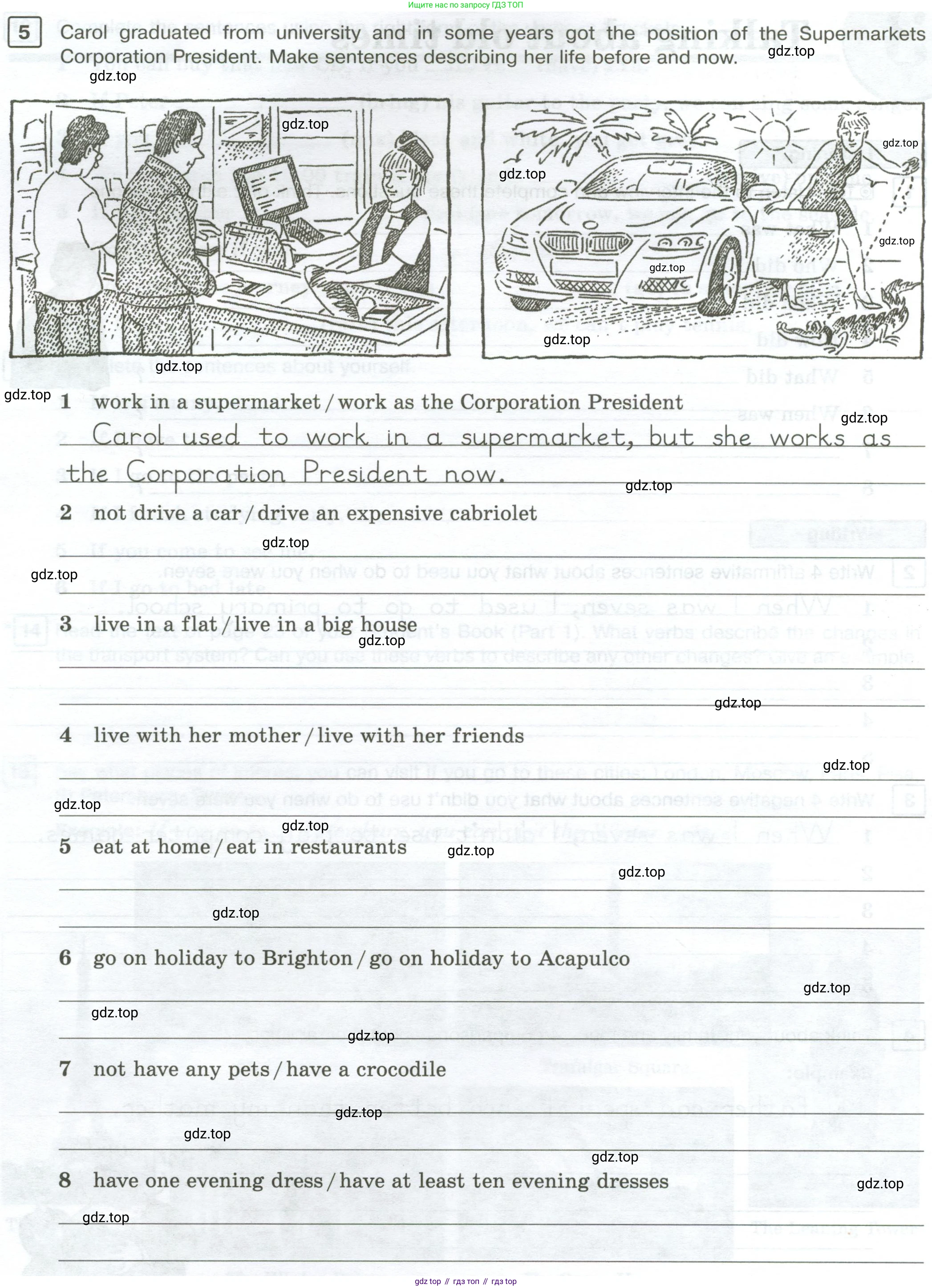 Английский язык (english), 7 класс Рабочая тетрадь (workbook), авторы: Вербицкая Мария Валерьевна (Verbitskaya Maria), Гаярделли Мариса (Gaiardelli Marisa ), Редли Пауль (Radley Paul), Миндрул Ольга Сергеевна (Mindrul Olga), издательство Просвещение, Москва, 2021, белого цвета, страница 16, номер 5, Условие
