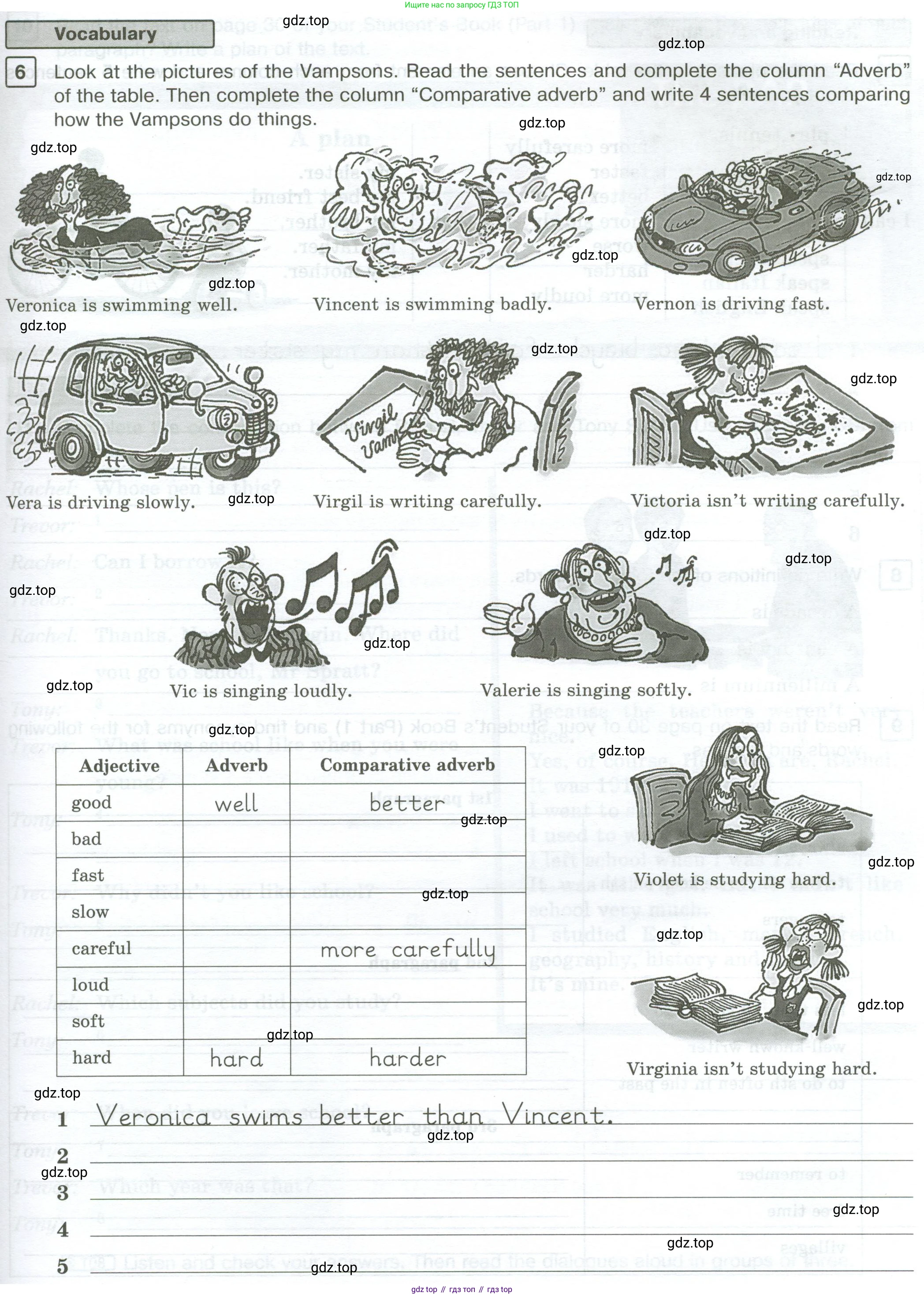 Английский язык (english), 7 класс Рабочая тетрадь (workbook), авторы: Вербицкая Мария Валерьевна (Verbitskaya Maria), Гаярделли Мариса (Gaiardelli Marisa ), Редли Пауль (Radley Paul), Миндрул Ольга Сергеевна (Mindrul Olga), издательство Просвещение, Москва, 2021, белого цвета, страница 17, номер 6, Условие