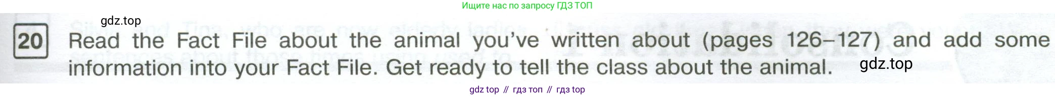 Английский язык (english), 7 класс Рабочая тетрадь (workbook), авторы: Вербицкая Мария Валерьевна (Verbitskaya Maria), Гаярделли Мариса (Gaiardelli Marisa ), Редли Пауль (Radley Paul), Миндрул Ольга Сергеевна (Mindrul Olga), издательство Просвещение, Москва, 2021, белого цвета, страница 31, номер 20, Условие
