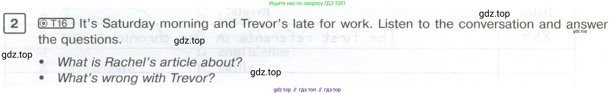 Английский язык (english), 7 класс Рабочая тетрадь (workbook), авторы: Вербицкая Мария Валерьевна (Verbitskaya Maria), Гаярделли Мариса (Gaiardelli Marisa ), Редли Пауль (Radley Paul), Миндрул Ольга Сергеевна (Mindrul Olga), издательство Просвещение, Москва, 2021, белого цвета, страница 40, номер 2, Условие