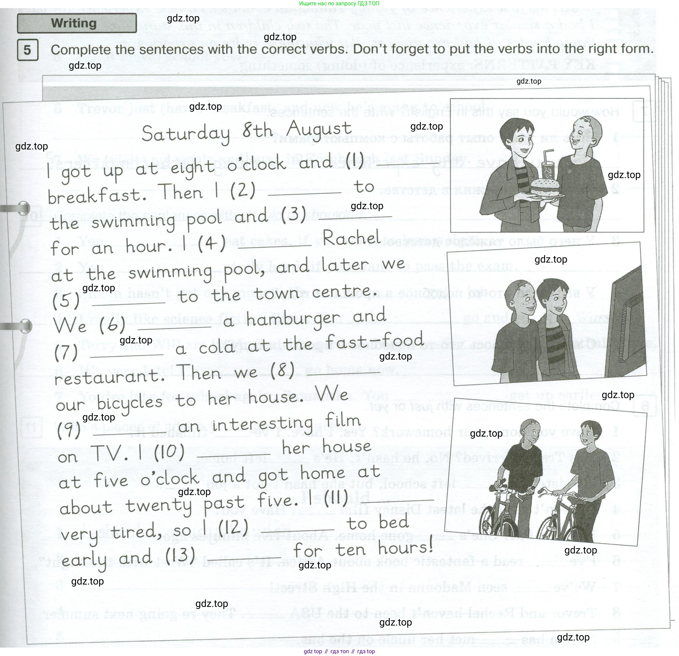 Английский язык (english), 7 класс Рабочая тетрадь (workbook), авторы: Вербицкая Мария Валерьевна (Verbitskaya Maria), Гаярделли Мариса (Gaiardelli Marisa ), Редли Пауль (Radley Paul), Миндрул Ольга Сергеевна (Mindrul Olga), издательство Просвещение, Москва, 2021, белого цвета, страница 41, номер 5, Условие