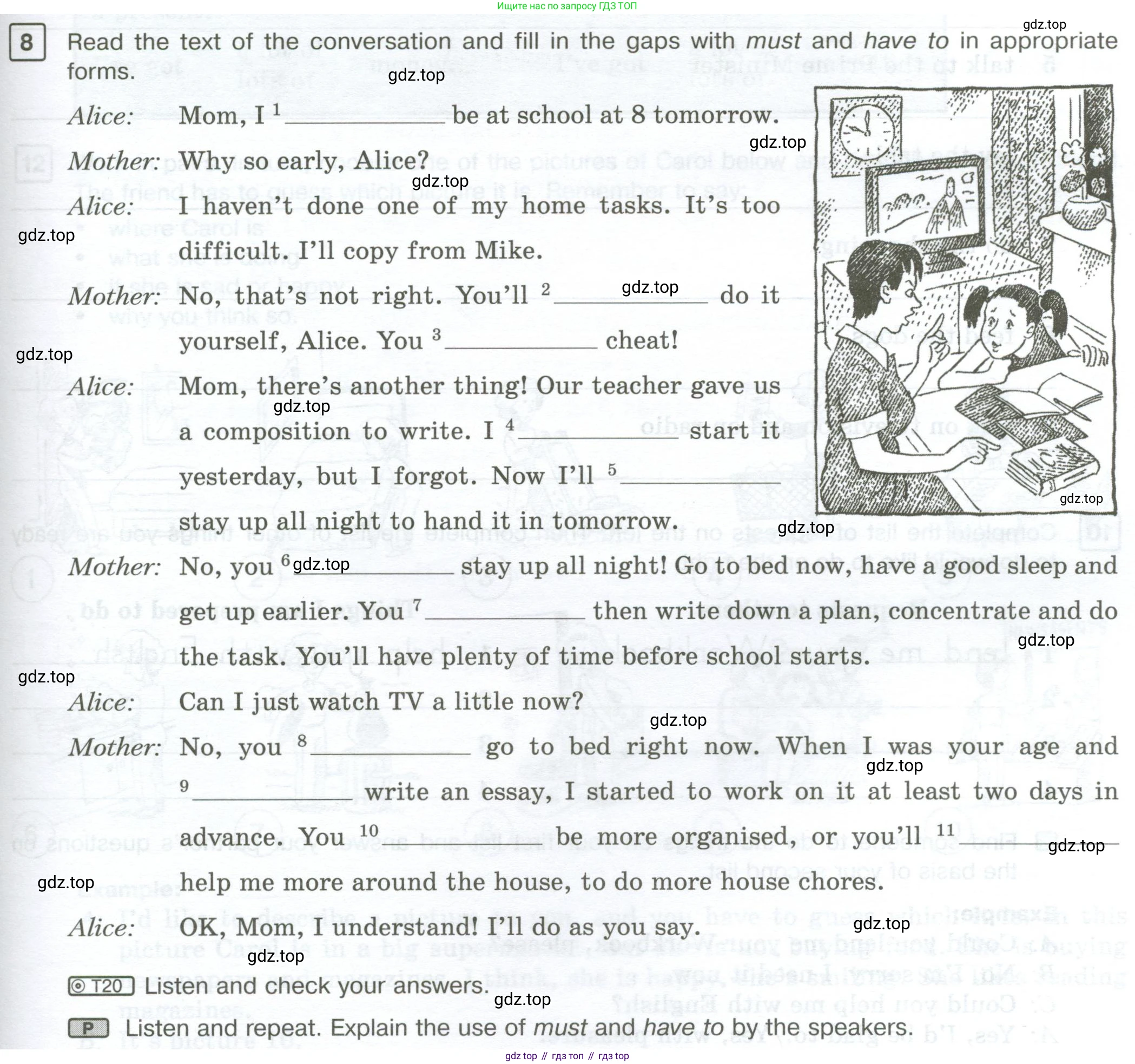 Английский язык (english), 7 класс Рабочая тетрадь (workbook), авторы: Вербицкая Мария Валерьевна (Verbitskaya Maria), Гаярделли Мариса (Gaiardelli Marisa ), Редли Пауль (Radley Paul), Миндрул Ольга Сергеевна (Mindrul Olga), издательство Просвещение, Москва, 2021, белого цвета, страница 49, номер 8, Условие