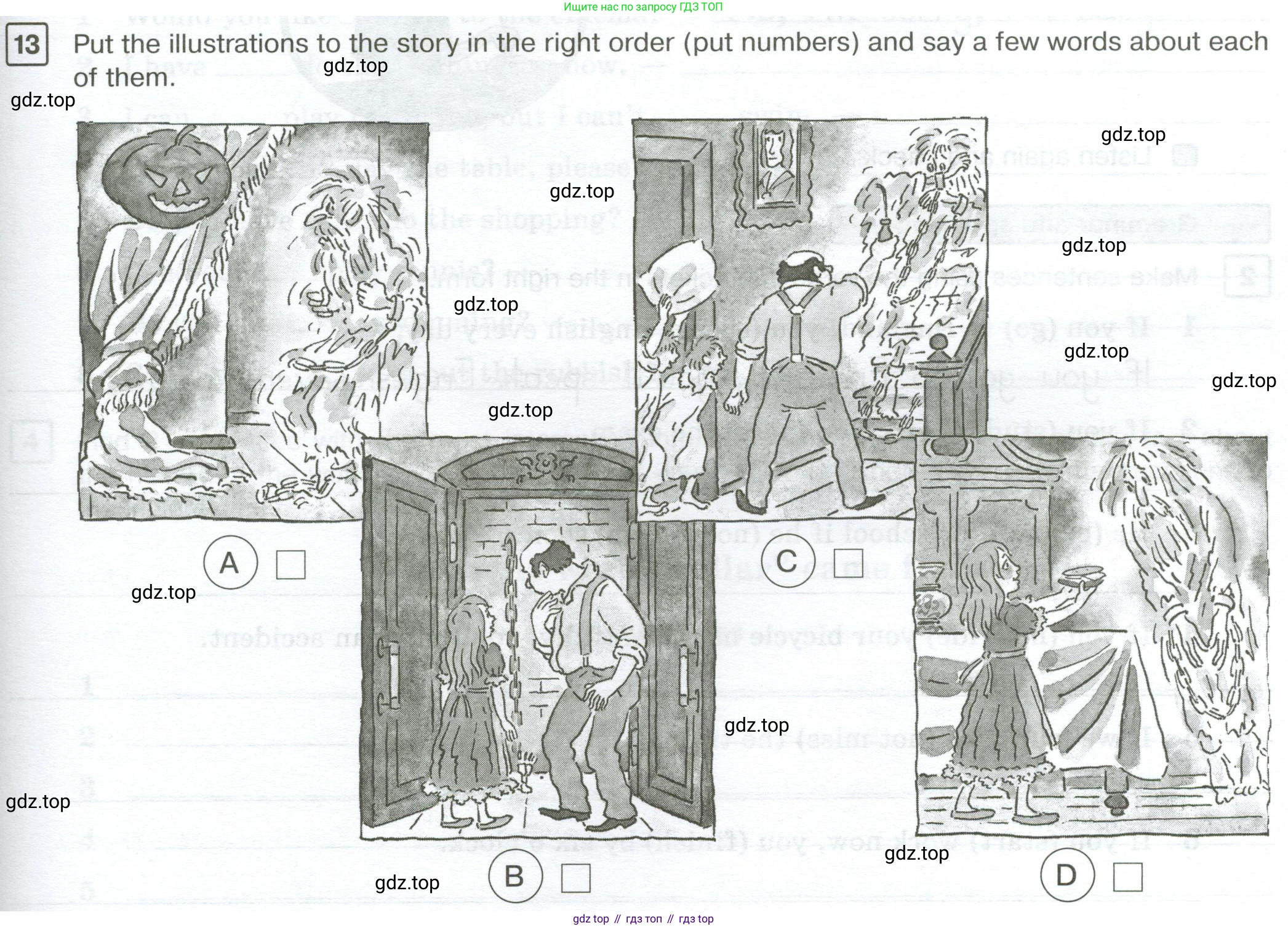 Английский язык (english), 7 класс Рабочая тетрадь (workbook), авторы: Вербицкая Мария Валерьевна (Verbitskaya Maria), Гаярделли Мариса (Gaiardelli Marisa ), Редли Пауль (Radley Paul), Миндрул Ольга Сергеевна (Mindrul Olga), издательство Просвещение, Москва, 2021, белого цвета, страница 57, номер 13, Условие