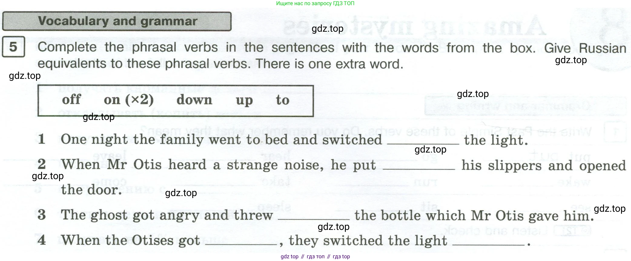 Английский язык (english), 7 класс Рабочая тетрадь (workbook), авторы: Вербицкая Мария Валерьевна (Verbitskaya Maria), Гаярделли Мариса (Gaiardelli Marisa ), Редли Пауль (Radley Paul), Миндрул Ольга Сергеевна (Mindrul Olga), издательство Просвещение, Москва, 2021, белого цвета, страница 54, номер 5, Условие