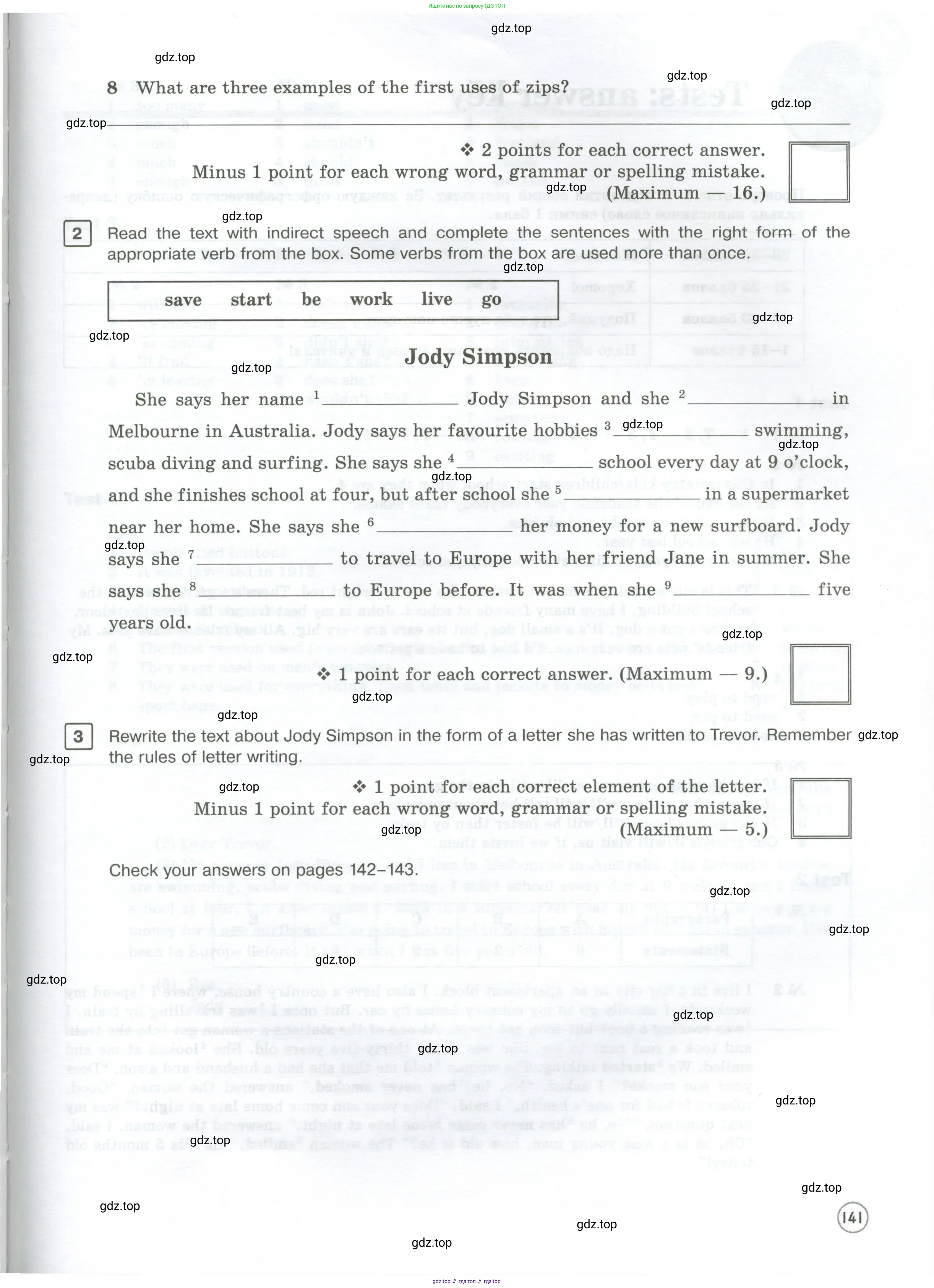 Английский язык (english), 7 класс Рабочая тетрадь (workbook), авторы: Вербицкая Мария Валерьевна (Verbitskaya Maria), Гаярделли Мариса (Gaiardelli Marisa ), Редли Пауль (Radley Paul), Миндрул Ольга Сергеевна (Mindrul Olga), издательство Просвещение, Москва, 2021, белого цвета, страница 141
