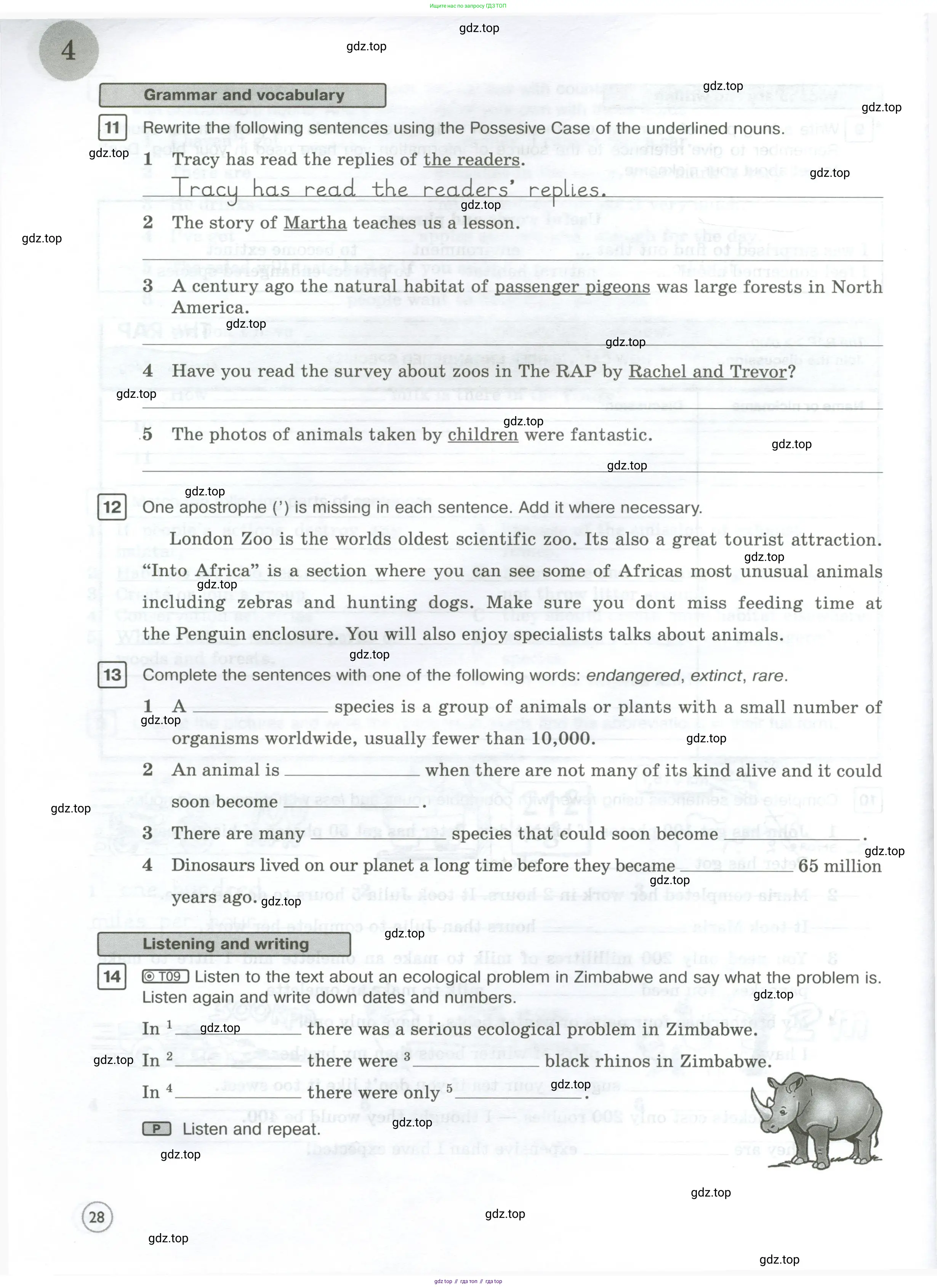 Английский язык (english), 7 класс Рабочая тетрадь (workbook), авторы: Вербицкая Мария Валерьевна (Verbitskaya Maria), Гаярделли Мариса (Gaiardelli Marisa ), Редли Пауль (Radley Paul), Миндрул Ольга Сергеевна (Mindrul Olga), издательство Просвещение, Москва, 2021, белого цвета, страница 28