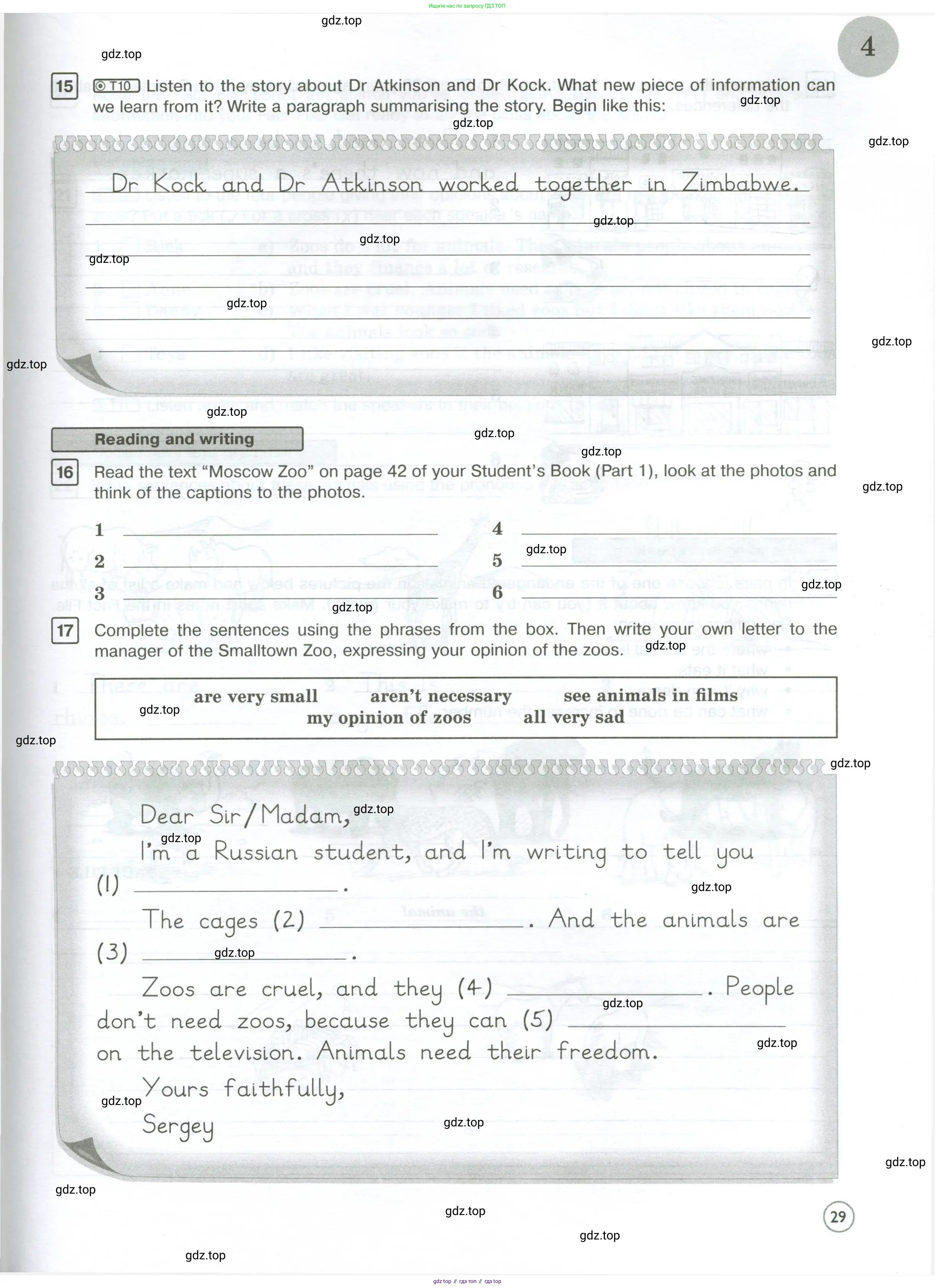 Английский язык (english), 7 класс Рабочая тетрадь (workbook), авторы: Вербицкая Мария Валерьевна (Verbitskaya Maria), Гаярделли Мариса (Gaiardelli Marisa ), Редли Пауль (Radley Paul), Миндрул Ольга Сергеевна (Mindrul Olga), издательство Просвещение, Москва, 2021, белого цвета, страница 29