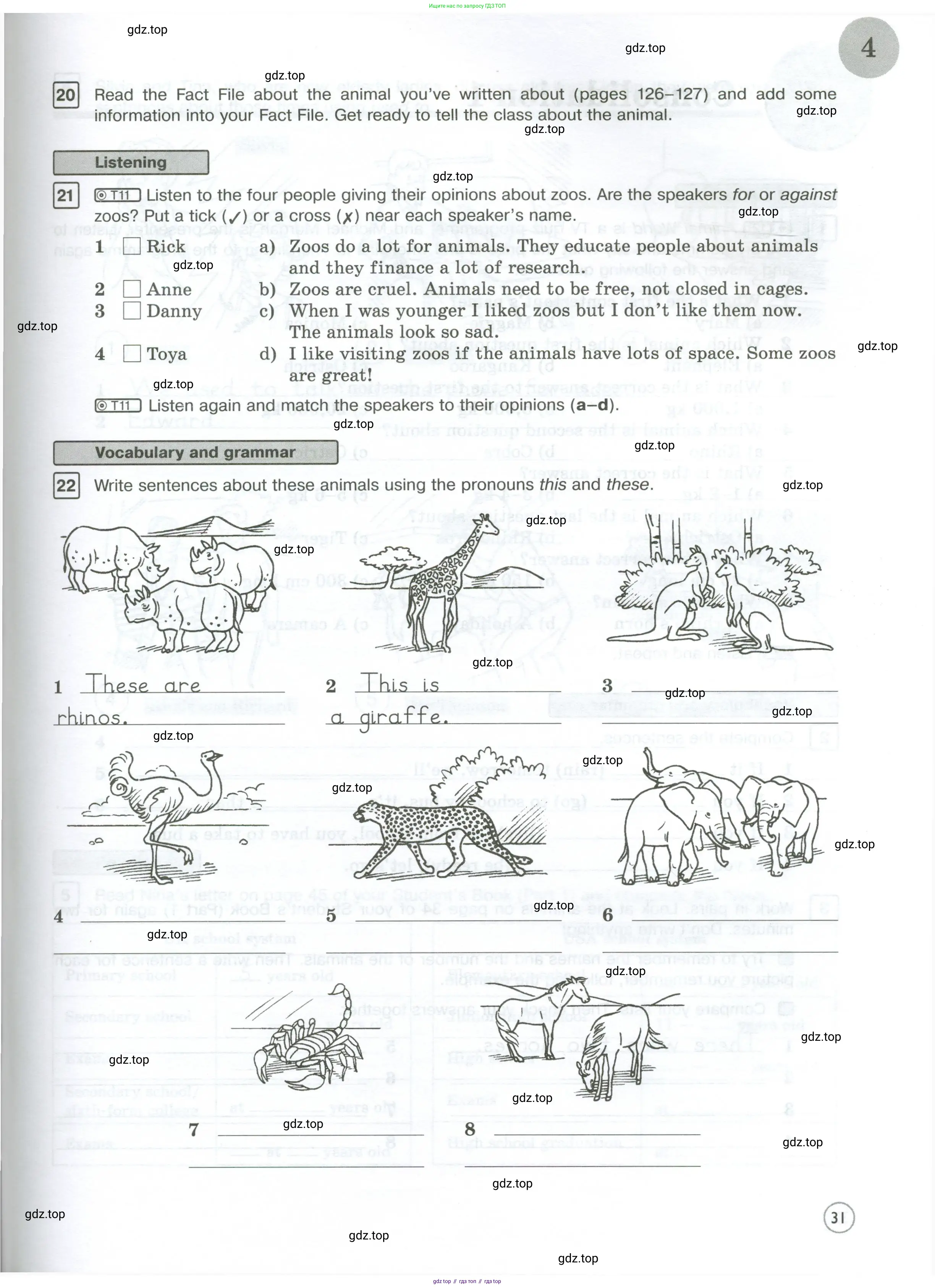 Английский язык (english), 7 класс Рабочая тетрадь (workbook), авторы: Вербицкая Мария Валерьевна (Verbitskaya Maria), Гаярделли Мариса (Gaiardelli Marisa ), Редли Пауль (Radley Paul), Миндрул Ольга Сергеевна (Mindrul Olga), издательство Просвещение, Москва, 2021, белого цвета, страница 31