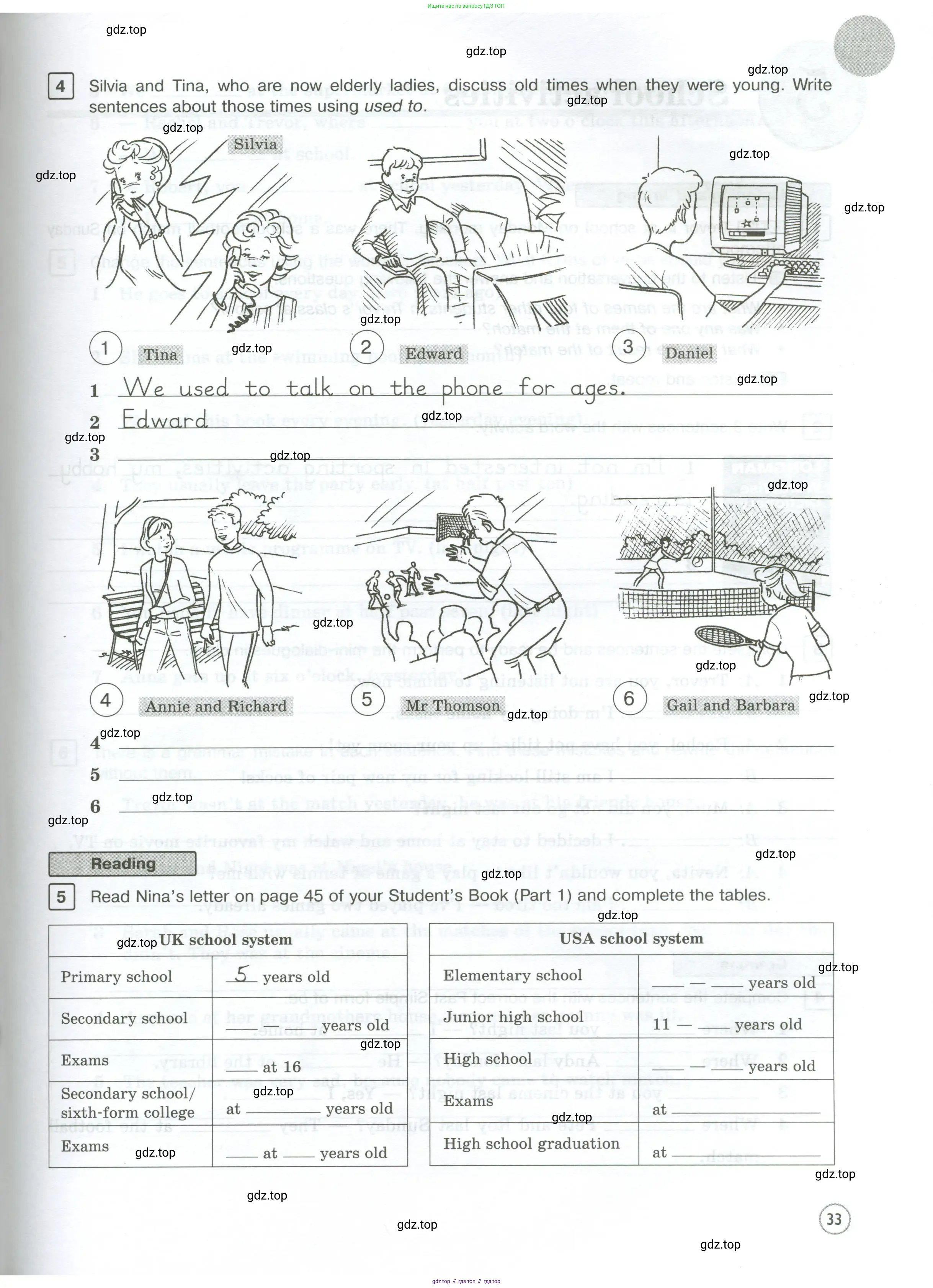 Английский язык (english), 7 класс Рабочая тетрадь (workbook), авторы: Вербицкая Мария Валерьевна (Verbitskaya Maria), Гаярделли Мариса (Gaiardelli Marisa ), Редли Пауль (Radley Paul), Миндрул Ольга Сергеевна (Mindrul Olga), издательство Просвещение, Москва, 2021, белого цвета, страница 33