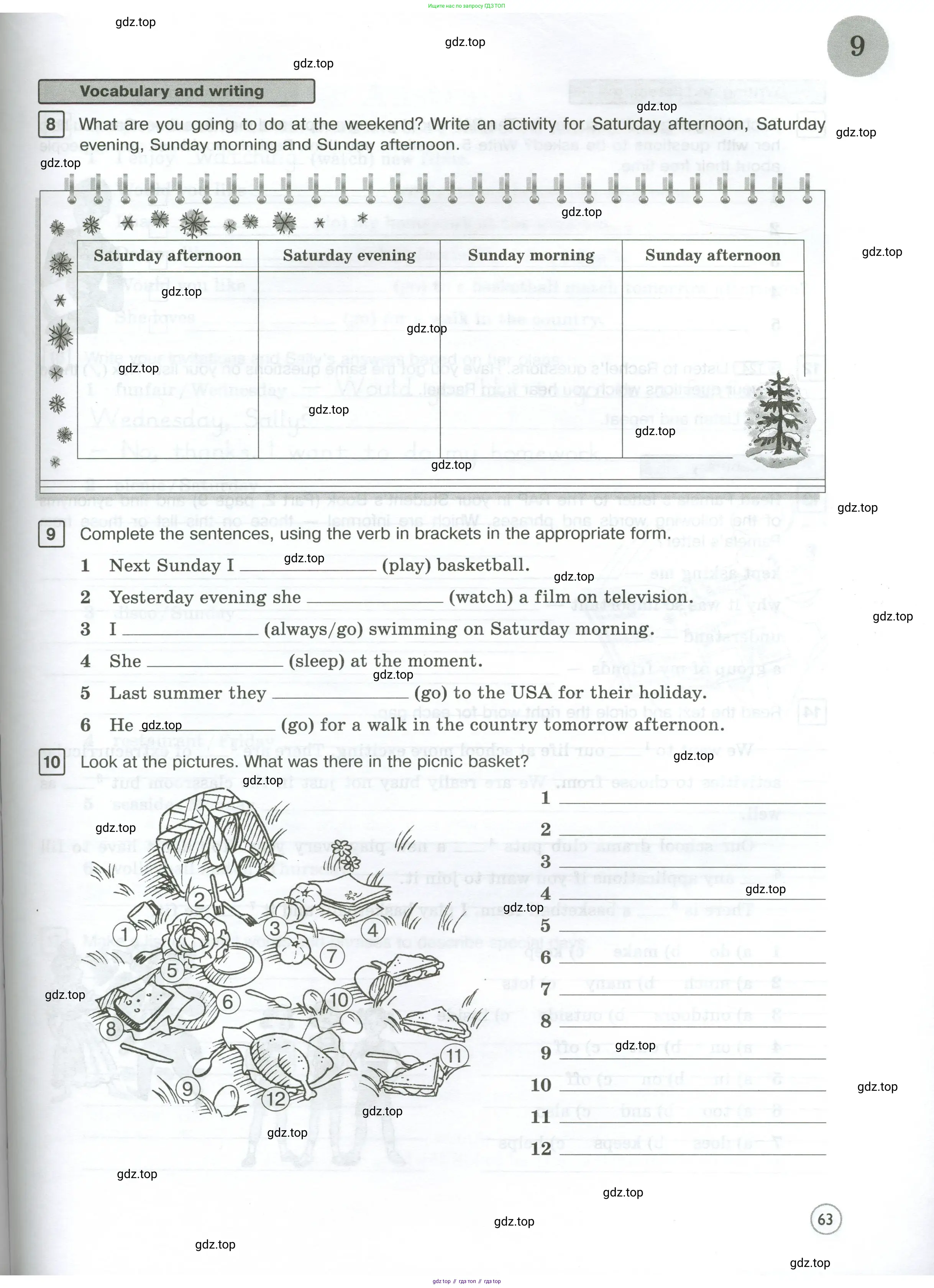 Английский язык (english), 7 класс Рабочая тетрадь (workbook), авторы: Вербицкая Мария Валерьевна (Verbitskaya Maria), Гаярделли Мариса (Gaiardelli Marisa ), Редли Пауль (Radley Paul), Миндрул Ольга Сергеевна (Mindrul Olga), издательство Просвещение, Москва, 2021, белого цвета, страница 63