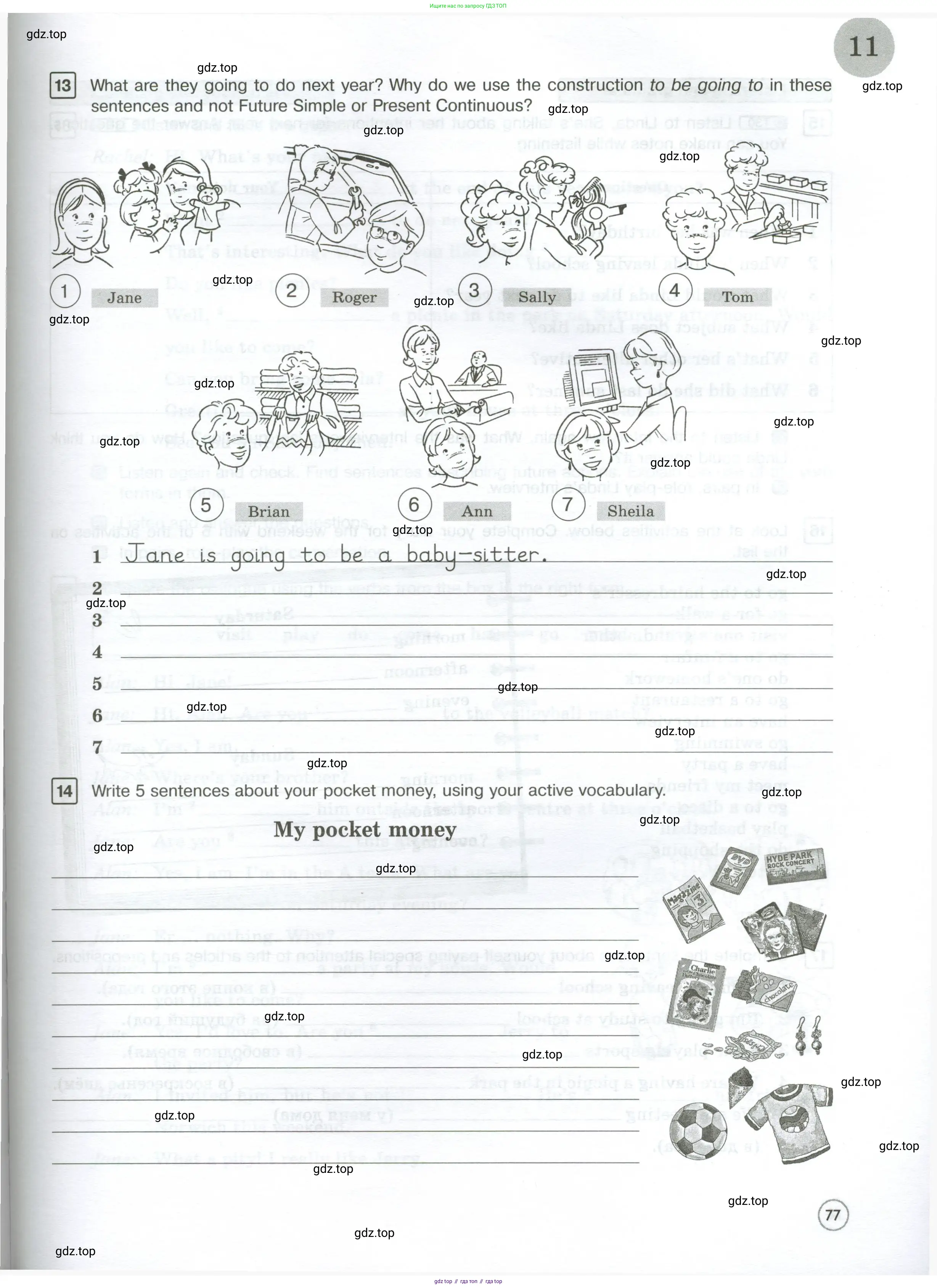 Английский язык (english), 7 класс Рабочая тетрадь (workbook), авторы: Вербицкая Мария Валерьевна (Verbitskaya Maria), Гаярделли Мариса (Gaiardelli Marisa ), Редли Пауль (Radley Paul), Миндрул Ольга Сергеевна (Mindrul Olga), издательство Просвещение, Москва, 2021, белого цвета, страница 77