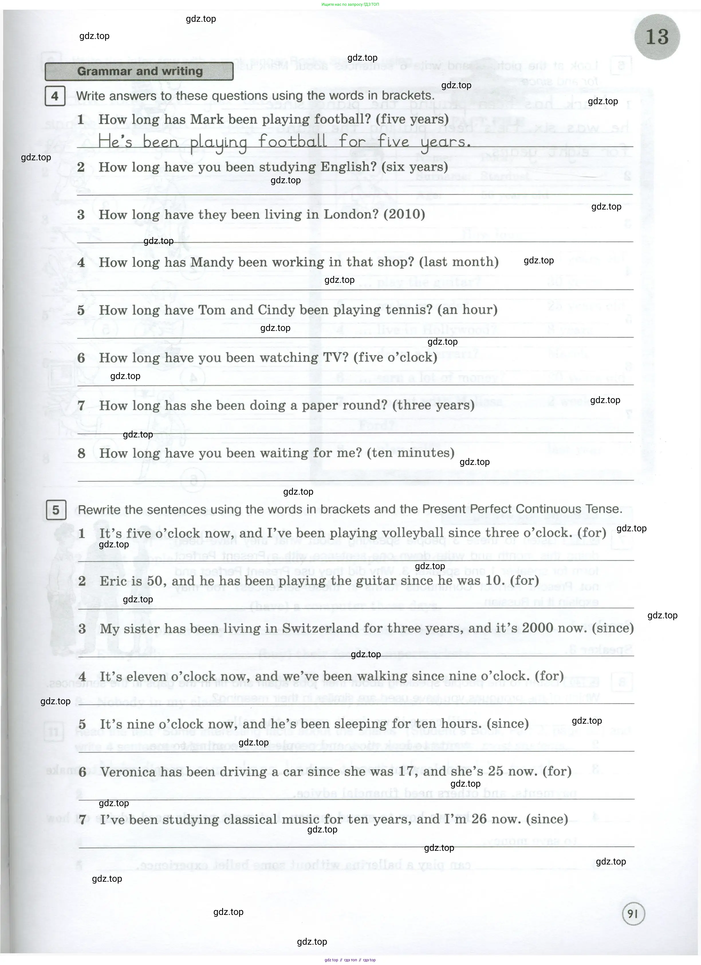 Английский язык (english), 7 класс Рабочая тетрадь (workbook), авторы: Вербицкая Мария Валерьевна (Verbitskaya Maria), Гаярделли Мариса (Gaiardelli Marisa ), Редли Пауль (Radley Paul), Миндрул Ольга Сергеевна (Mindrul Olga), издательство Просвещение, Москва, 2021, белого цвета, страница 91