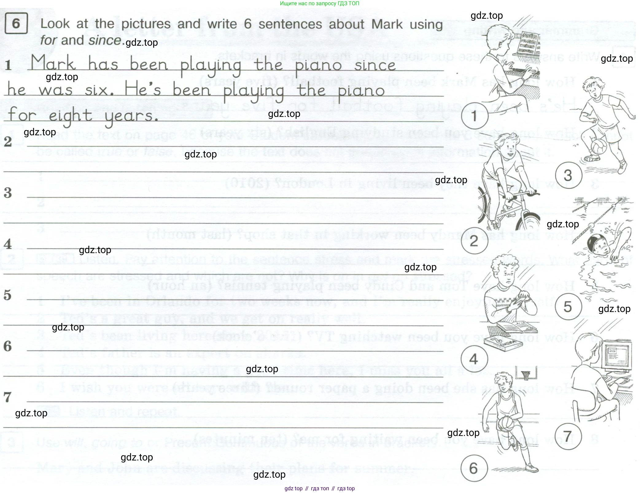 Английский язык (english), 7 класс Рабочая тетрадь (workbook), авторы: Вербицкая Мария Валерьевна (Verbitskaya Maria), Гаярделли Мариса (Gaiardelli Marisa ), Редли Пауль (Radley Paul), Миндрул Ольга Сергеевна (Mindrul Olga), издательство Просвещение, Москва, 2021, белого цвета, страница 92, номер 6, Условие