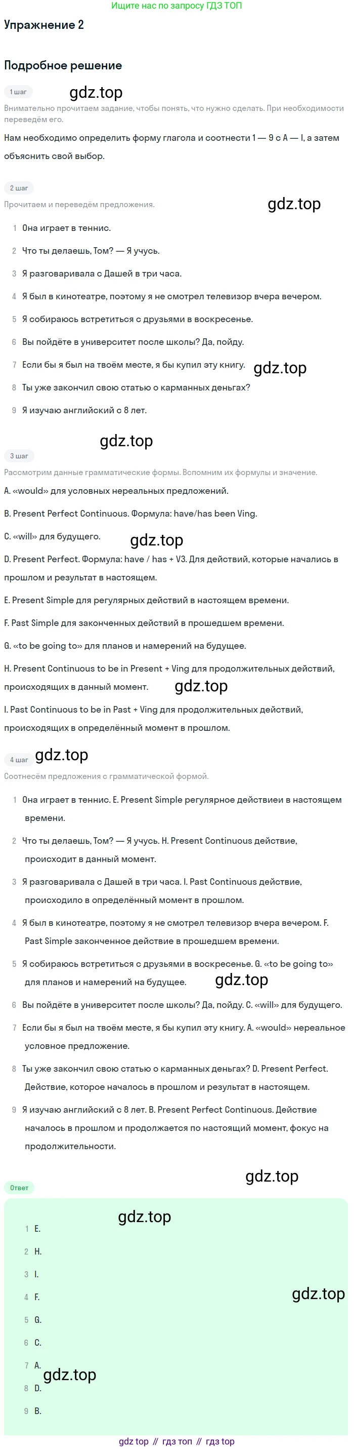 Английский язык (english), 7 класс Рабочая тетрадь (workbook), авторы: Вербицкая Мария Валерьевна (Verbitskaya Maria), Гаярделли Мариса (Gaiardelli Marisa ), Редли Пауль (Radley Paul), Миндрул Ольга Сергеевна (Mindrul Olga), издательство Просвещение, Москва, 2021, белого цвета, страница 122, номер 2, Решение