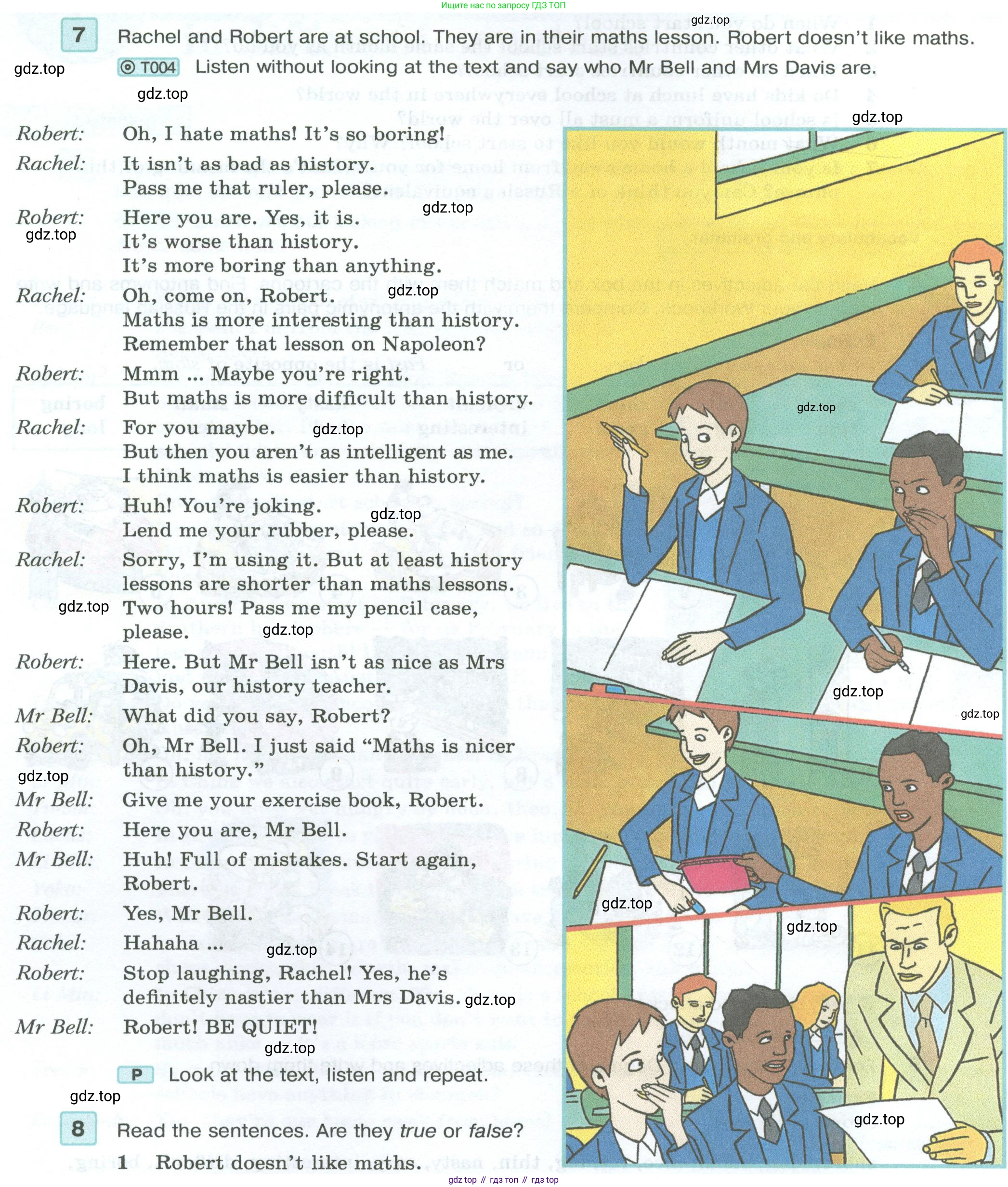 Английский язык (english), 7 класс Учебник (Student's book), авторы: Вербицкая Мария Валерьевна (Verbitskaya Maria), Гаярделли Мариса (Gaiardelli Marisa ), Редли Пауль (Radley Paul), Миндрул Ольга Сергеевна (Mindrul Olga), Савчук Лариса Олеговна (Savchuk Larisa), издательство Просвещение, Москва, 2019, белого цвета, Часть ( Part) 1, страница 6, номер 7, Условие
