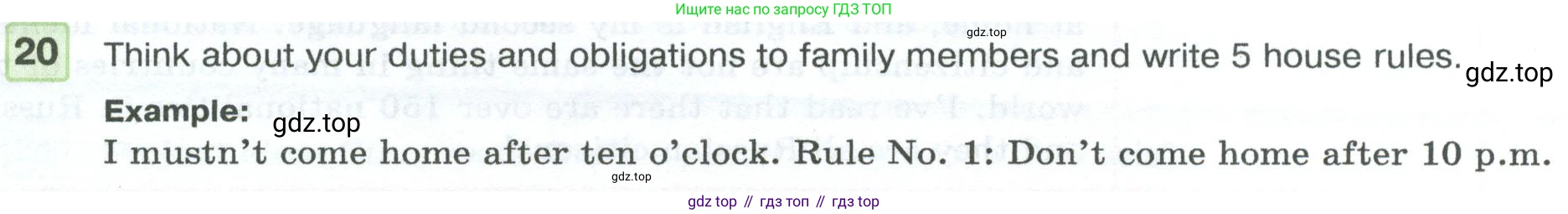 Английский язык (english), 7 класс Учебник (Student's book), авторы: Вербицкая Мария Валерьевна (Verbitskaya Maria), Гаярделли Мариса (Gaiardelli Marisa ), Редли Пауль (Radley Paul), Миндрул Ольга Сергеевна (Mindrul Olga), Савчук Лариса Олеговна (Savchuk Larisa), издательство Просвещение, Москва, 2019, белого цвета, Часть ( Part) 1, страница 51, номер 20, Условие
