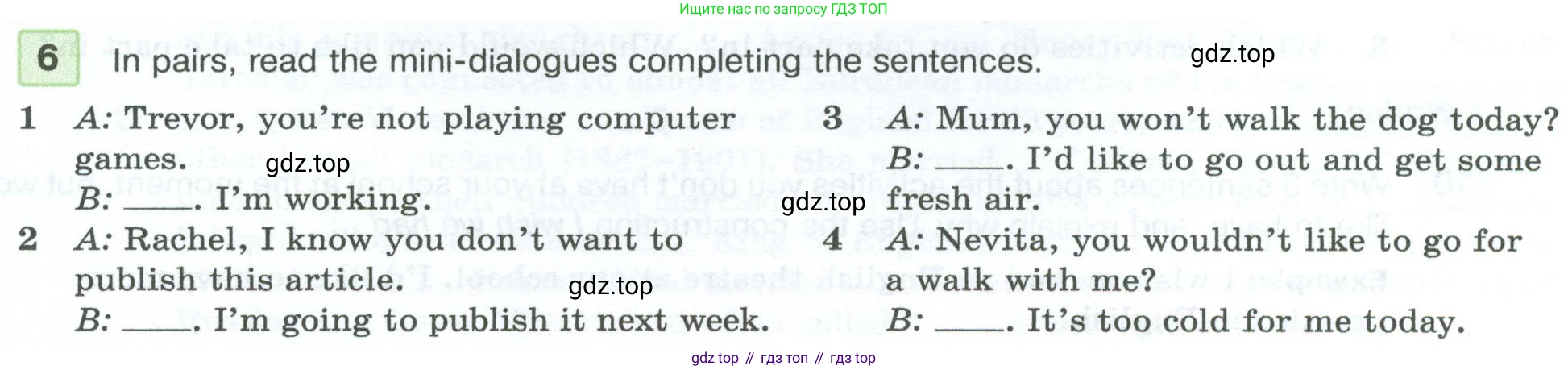 Английский язык (english), 7 класс Учебник (Student's book), авторы: Вербицкая Мария Валерьевна (Verbitskaya Maria), Гаярделли Мариса (Gaiardelli Marisa ), Редли Пауль (Radley Paul), Миндрул Ольга Сергеевна (Mindrul Olga), Савчук Лариса Олеговна (Savchuk Larisa), издательство Просвещение, Москва, 2019, белого цвета, Часть ( Part) 1, страница 47, номер 6, Условие