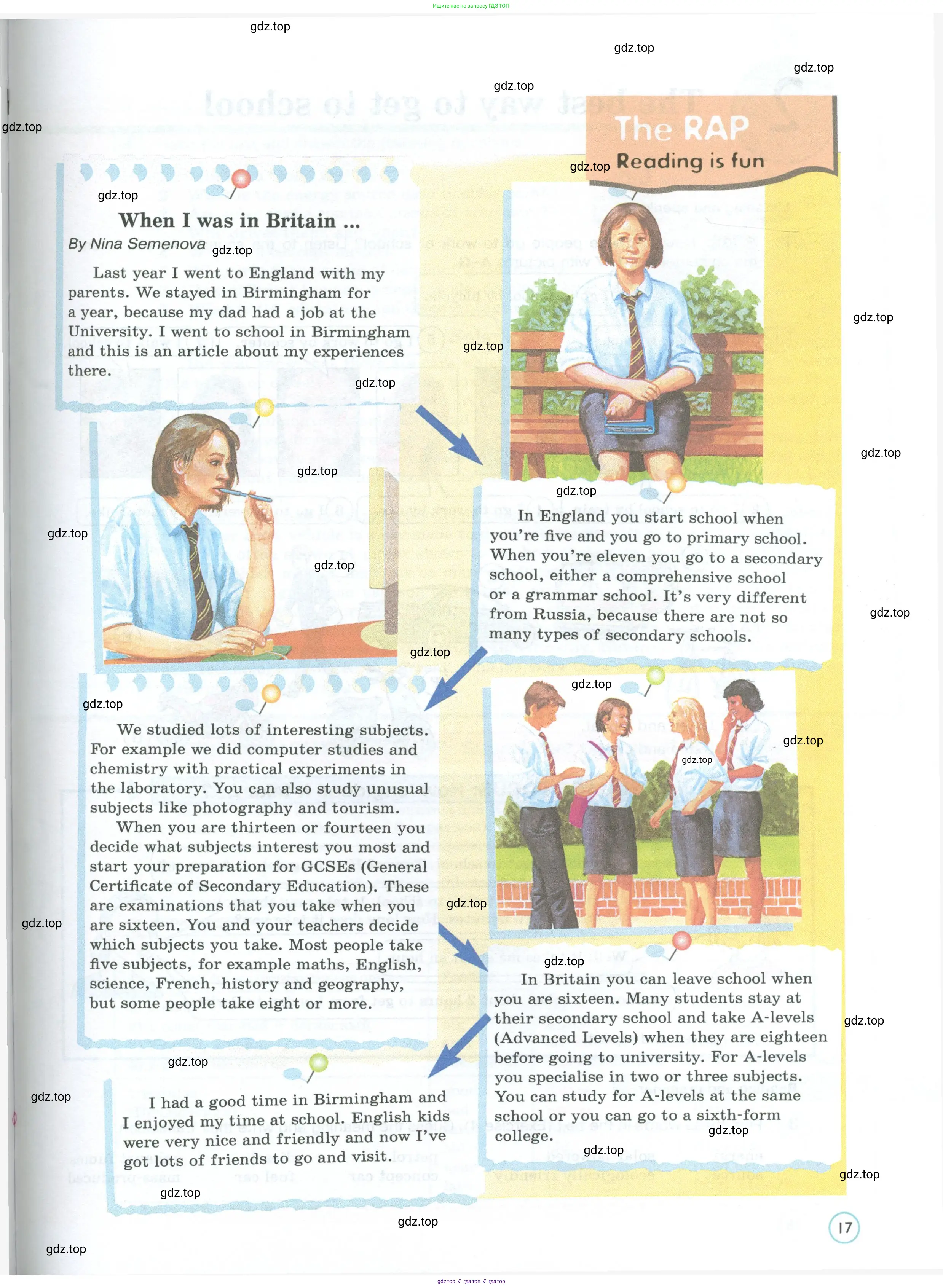 Английский язык (english), 7 класс Учебник (Student's book), авторы: Вербицкая Мария Валерьевна (Verbitskaya Maria), Гаярделли Мариса (Gaiardelli Marisa ), Редли Пауль (Radley Paul), Миндрул Ольга Сергеевна (Mindrul Olga), Савчук Лариса Олеговна (Savchuk Larisa), издательство Просвещение, Москва, 2019, белого цвета, Часть ( Part) 2, страница 17