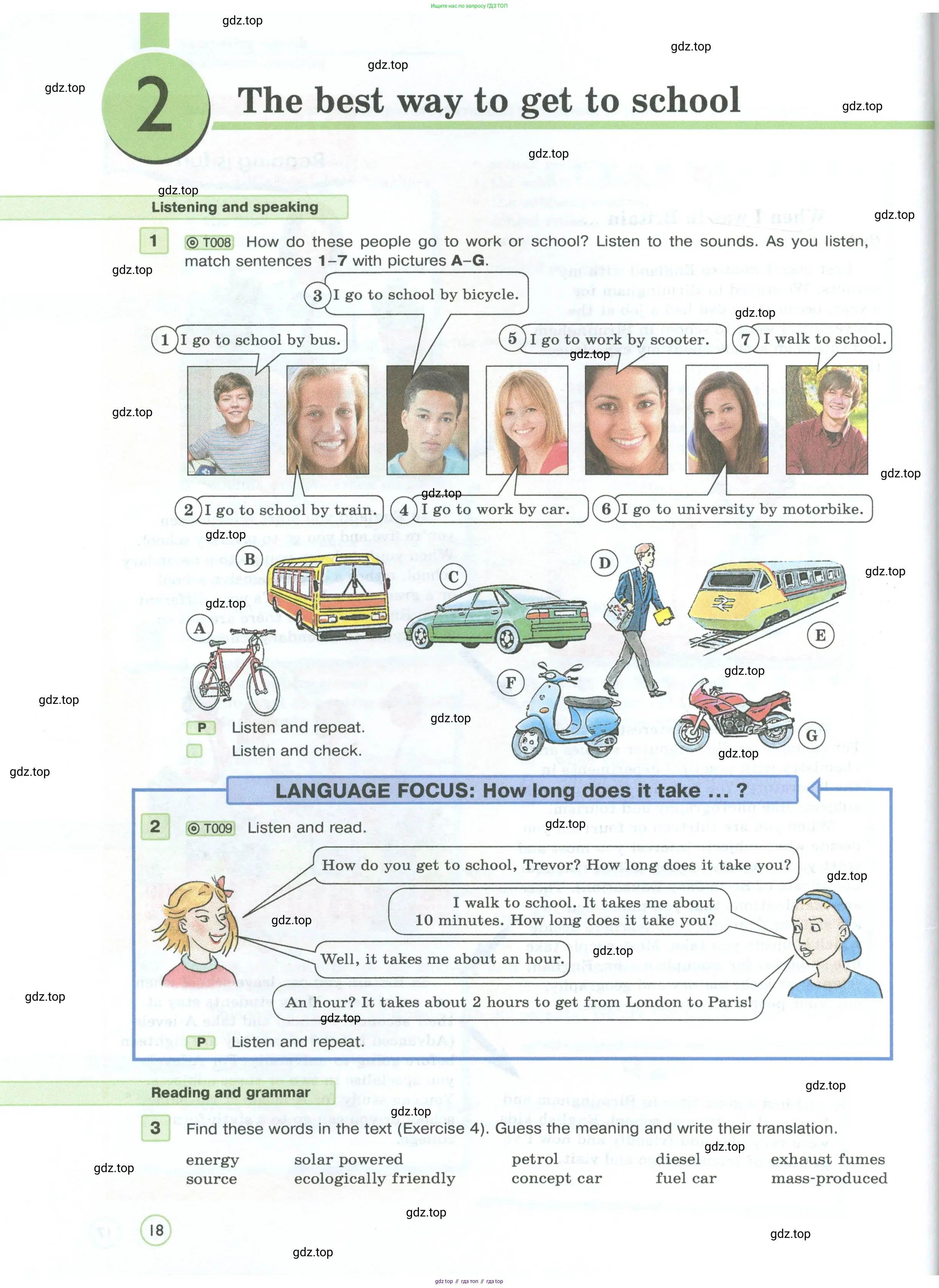 Английский язык (english), 7 класс Учебник (Student's book), авторы: Вербицкая Мария Валерьевна (Verbitskaya Maria), Гаярделли Мариса (Gaiardelli Marisa ), Редли Пауль (Radley Paul), Миндрул Ольга Сергеевна (Mindrul Olga), Савчук Лариса Олеговна (Savchuk Larisa), издательство Просвещение, Москва, 2019, белого цвета, Часть ( Part) 1, страница 18