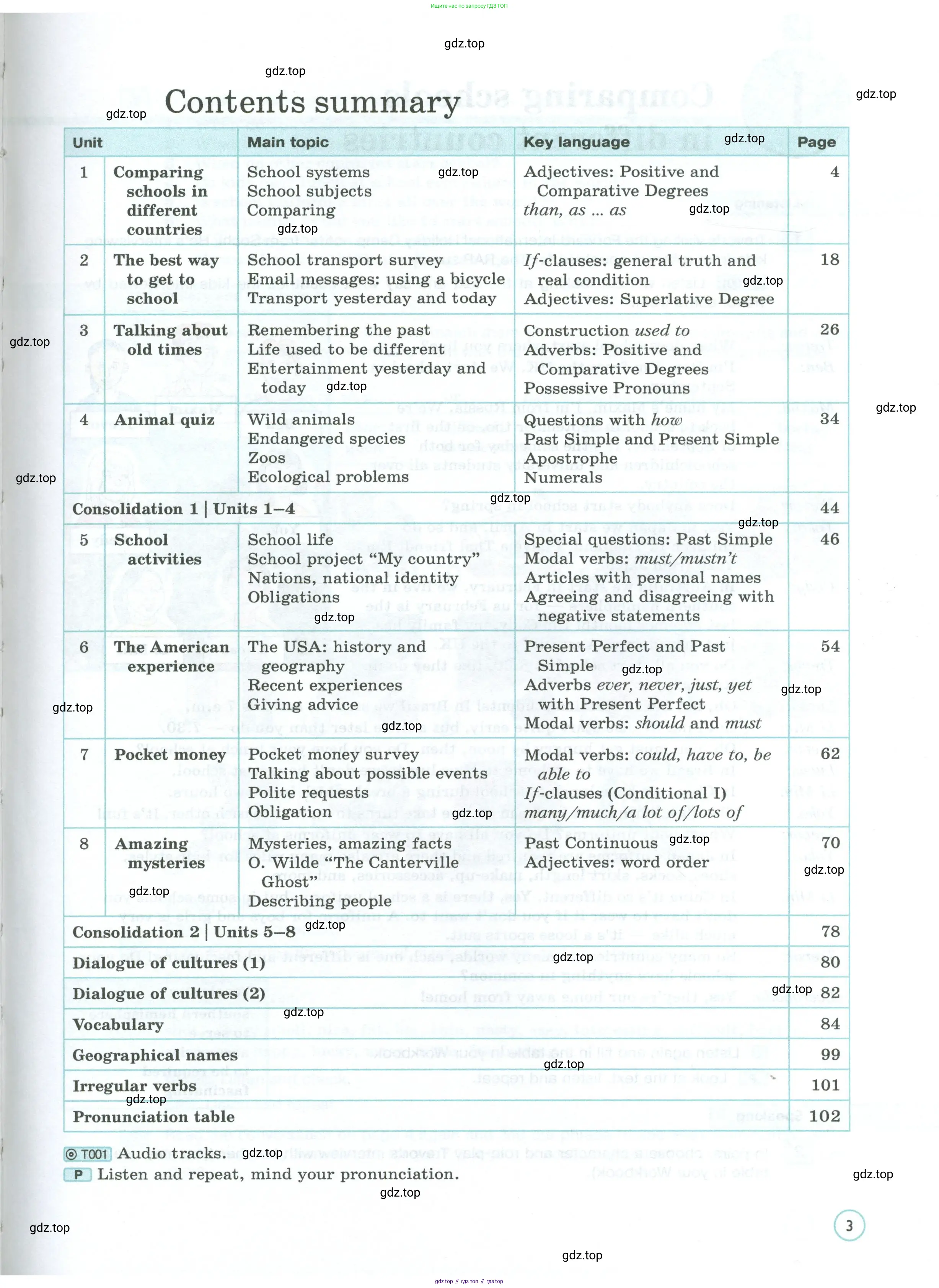 Английский язык (english), 7 класс Учебник (Student's book), авторы: Вербицкая Мария Валерьевна (Verbitskaya Maria), Гаярделли Мариса (Gaiardelli Marisa ), Редли Пауль (Radley Paul), Миндрул Ольга Сергеевна (Mindrul Olga), Савчук Лариса Олеговна (Savchuk Larisa), издательство Просвещение, Москва, 2019, белого цвета, страница 3