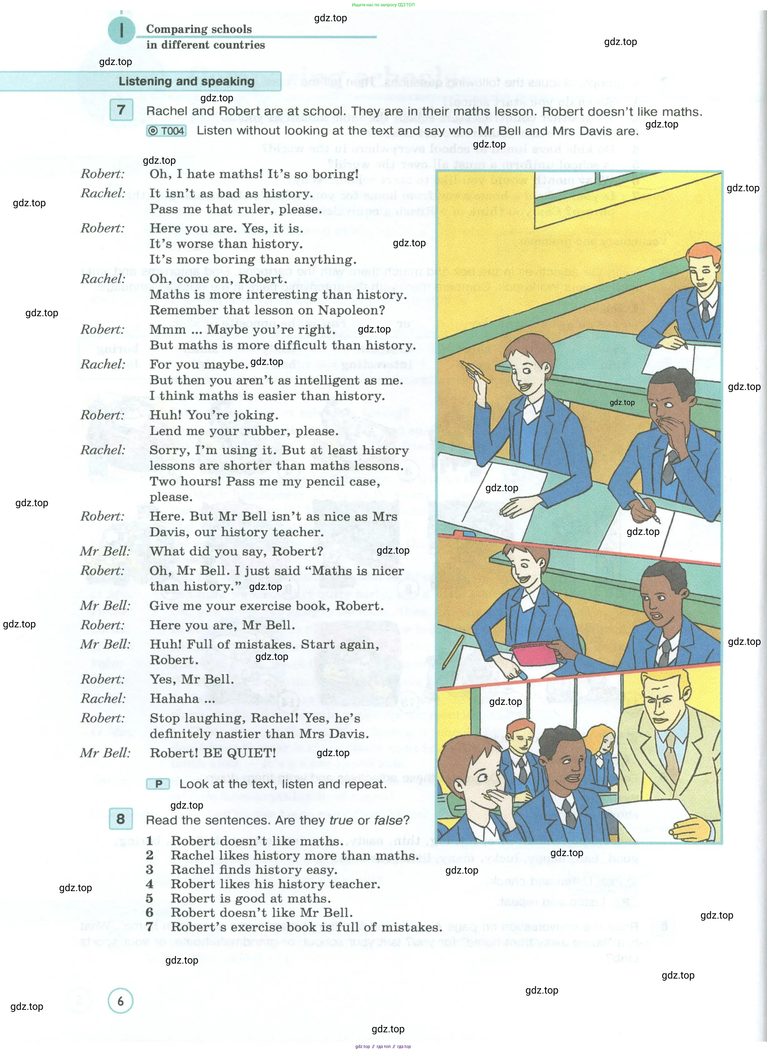 Английский язык (english), 7 класс Учебник (Student's book), авторы: Вербицкая Мария Валерьевна (Verbitskaya Maria), Гаярделли Мариса (Gaiardelli Marisa ), Редли Пауль (Radley Paul), Миндрул Ольга Сергеевна (Mindrul Olga), Савчук Лариса Олеговна (Savchuk Larisa), издательство Просвещение, Москва, 2019, белого цвета, Часть ( Part) 1, страница 6