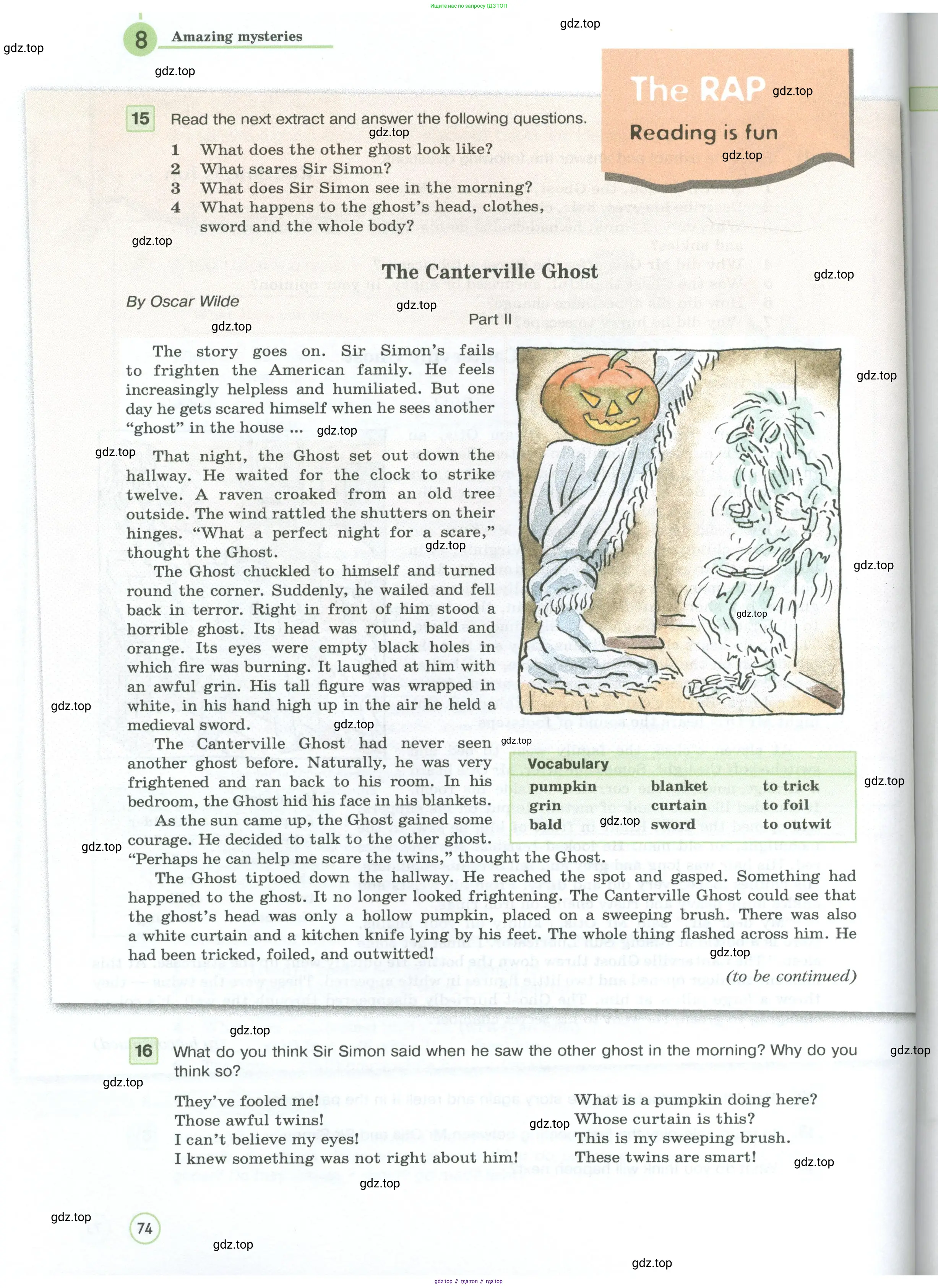 Английский язык (english), 7 класс Учебник (Student's book), авторы: Вербицкая Мария Валерьевна (Verbitskaya Maria), Гаярделли Мариса (Gaiardelli Marisa ), Редли Пауль (Radley Paul), Миндрул Ольга Сергеевна (Mindrul Olga), Савчук Лариса Олеговна (Savchuk Larisa), издательство Просвещение, Москва, 2019, белого цвета, Часть ( Part) 1, страница 74