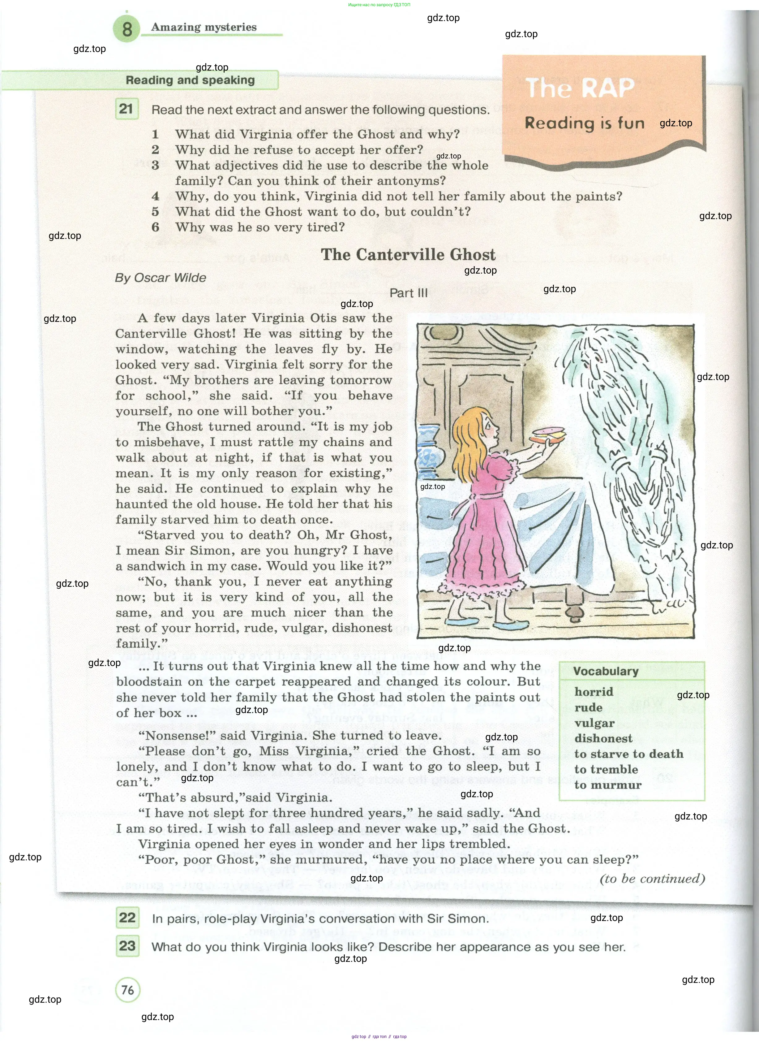 Английский язык (english), 7 класс Учебник (Student's book), авторы: Вербицкая Мария Валерьевна (Verbitskaya Maria), Гаярделли Мариса (Gaiardelli Marisa ), Редли Пауль (Radley Paul), Миндрул Ольга Сергеевна (Mindrul Olga), Савчук Лариса Олеговна (Savchuk Larisa), издательство Просвещение, Москва, 2019, белого цвета, Часть ( Part) 1, страница 76