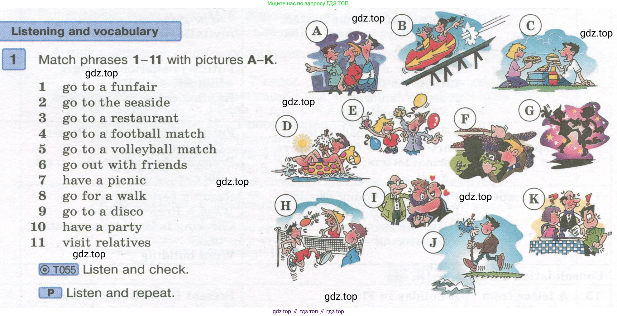 Английский язык (english), 7 класс Учебник (Student's book), авторы: Вербицкая Мария Валерьевна (Verbitskaya Maria), Гаярделли Мариса (Gaiardelli Marisa ), Редли Пауль (Radley Paul), Миндрул Ольга Сергеевна (Mindrul Olga), Савчук Лариса Олеговна (Savchuk Larisa), издательство Просвещение, Москва, 2019, белого цвета, Часть ( Part) 2, страница 4, номер 1, Условие
