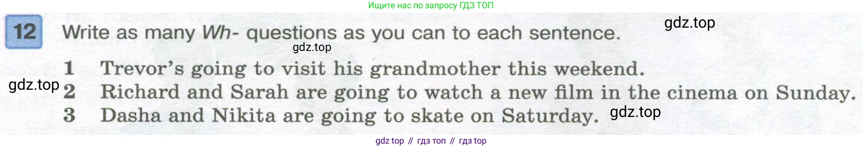 Английский язык (english), 7 класс Учебник (Student's book), авторы: Вербицкая Мария Валерьевна (Verbitskaya Maria), Гаярделли Мариса (Gaiardelli Marisa ), Редли Пауль (Radley Paul), Миндрул Ольга Сергеевна (Mindrul Olga), Савчук Лариса Олеговна (Savchuk Larisa), издательство Просвещение, Москва, 2019, белого цвета, Часть ( Part) 2, страница 8, номер 12, Условие