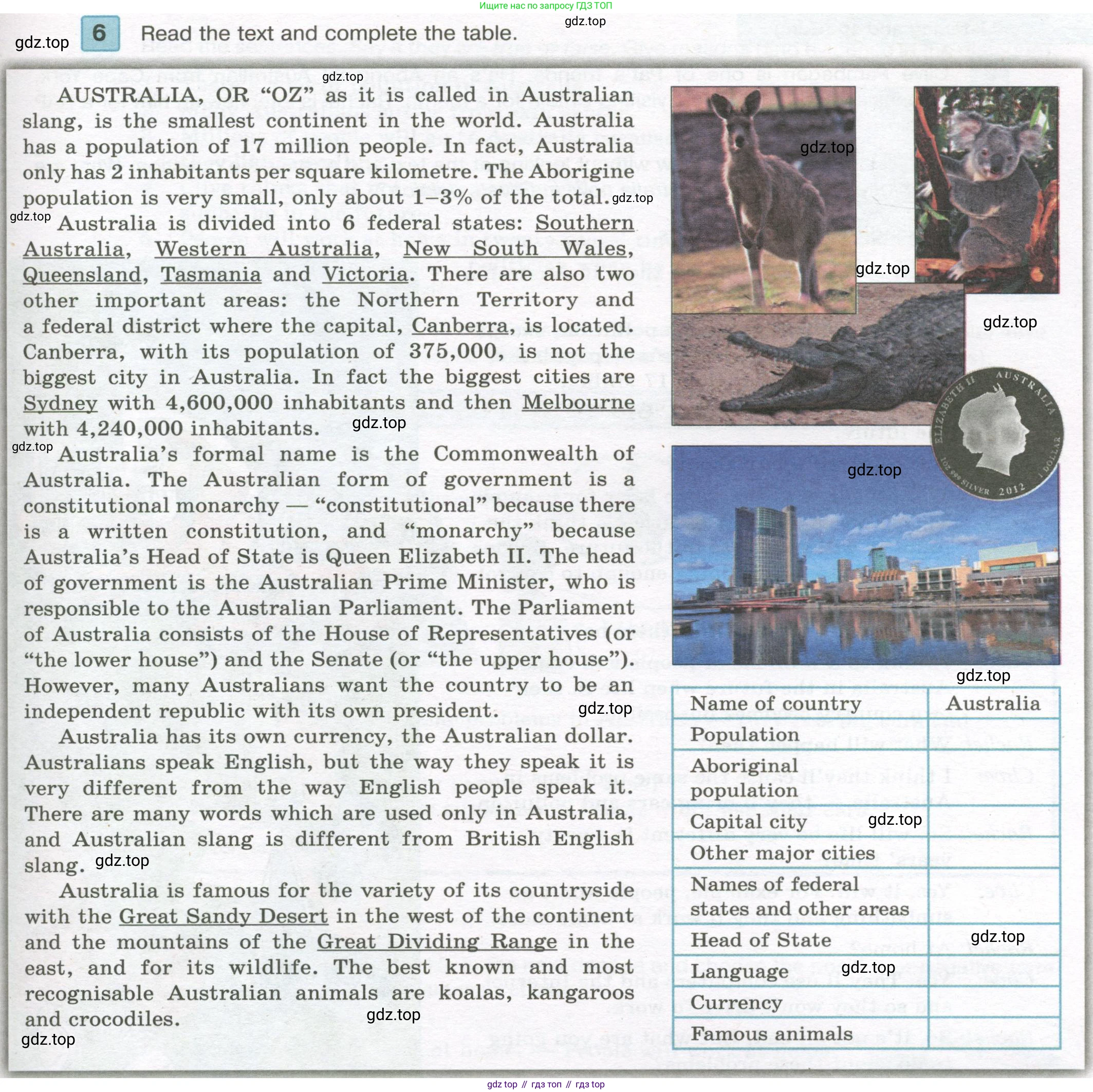 Английский язык (english), 7 класс Учебник (Student's book), авторы: Вербицкая Мария Валерьевна (Verbitskaya Maria), Гаярделли Мариса (Gaiardelli Marisa ), Редли Пауль (Radley Paul), Миндрул Ольга Сергеевна (Mindrul Olga), Савчук Лариса Олеговна (Savchuk Larisa), издательство Просвещение, Москва, 2019, белого цвета, Часть ( Part) 2, страница 17, номер 6, Условие
