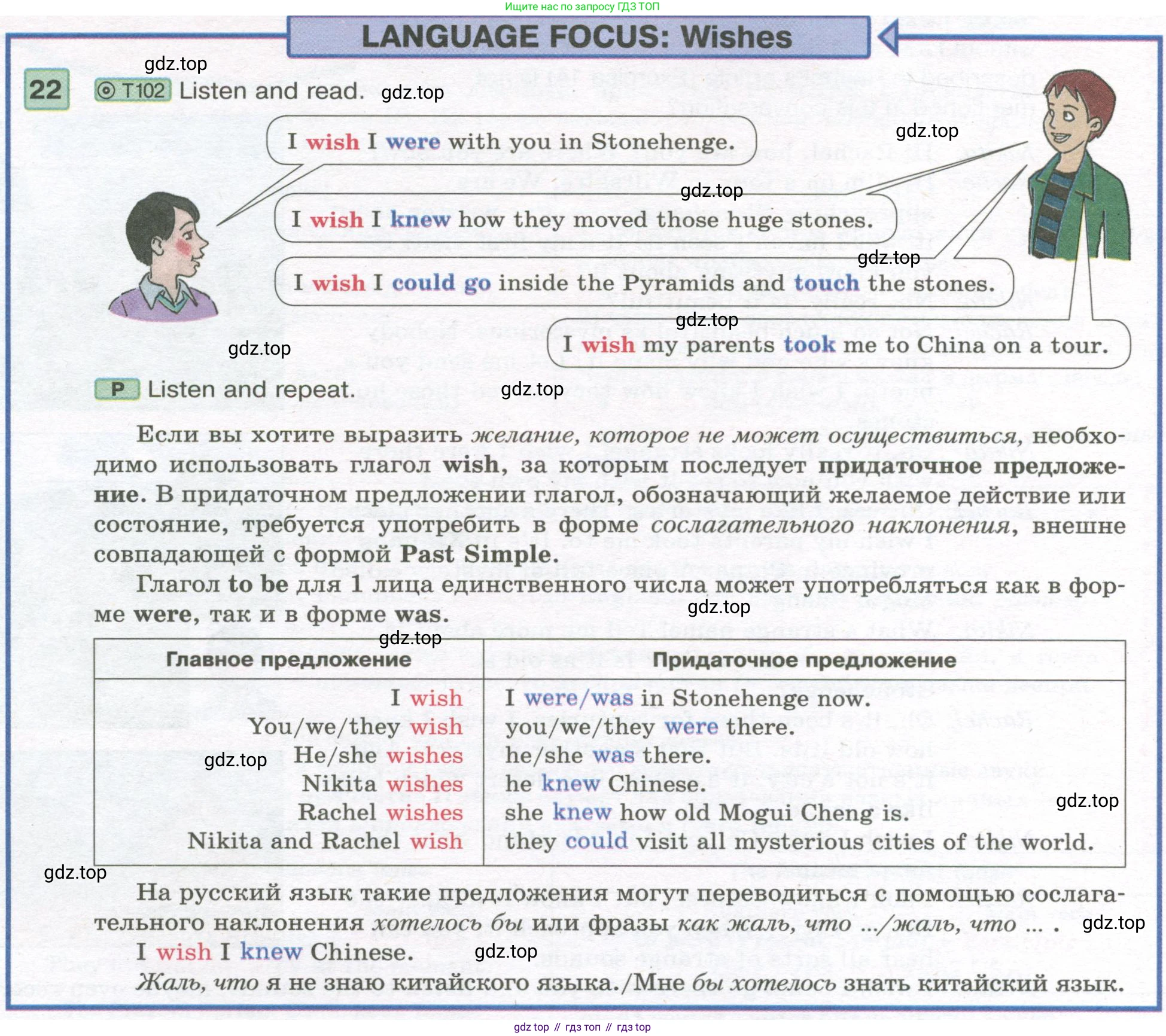 Английский язык (english), 7 класс Учебник (Student's book), авторы: Вербицкая Мария Валерьевна (Verbitskaya Maria), Гаярделли Мариса (Gaiardelli Marisa ), Редли Пауль (Radley Paul), Миндрул Ольга Сергеевна (Mindrul Olga), Савчук Лариса Олеговна (Savchuk Larisa), издательство Просвещение, Москва, 2019, белого цвета, Часть ( Part) 2, страница 64, номер 22, Условие